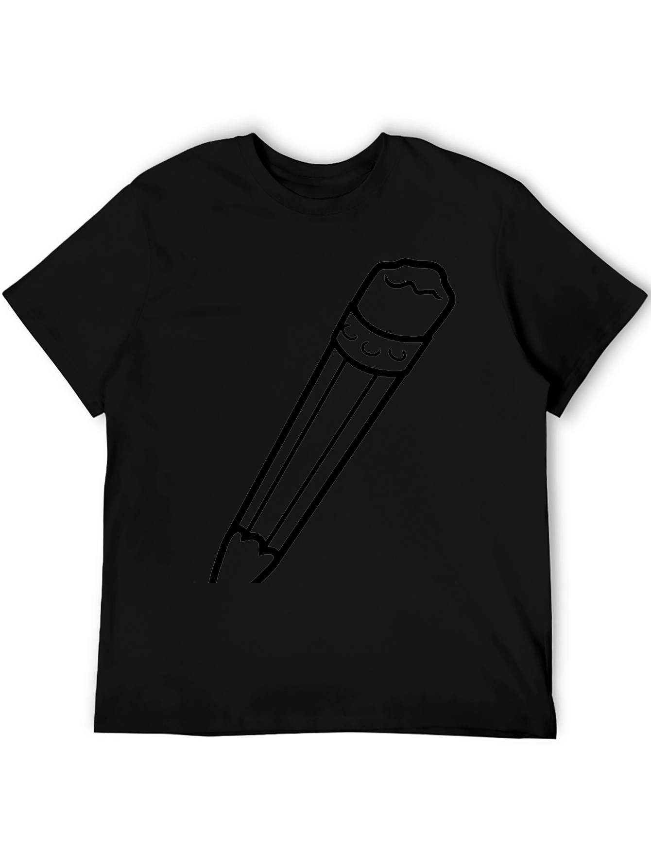 Pencil Graphic Tee - Classic Style