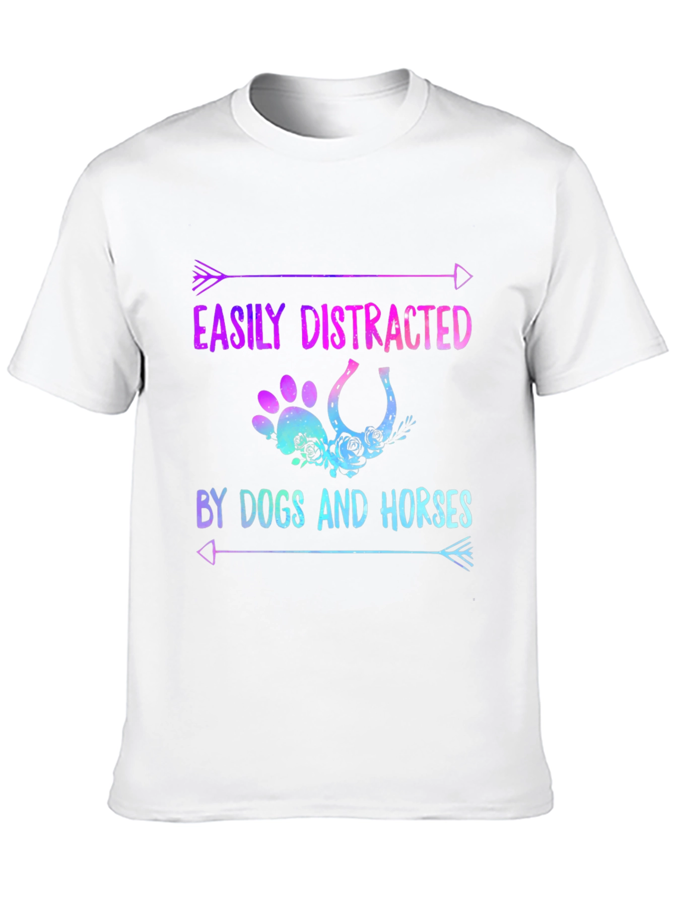Easily Distracted by Dogs and Horses Tee