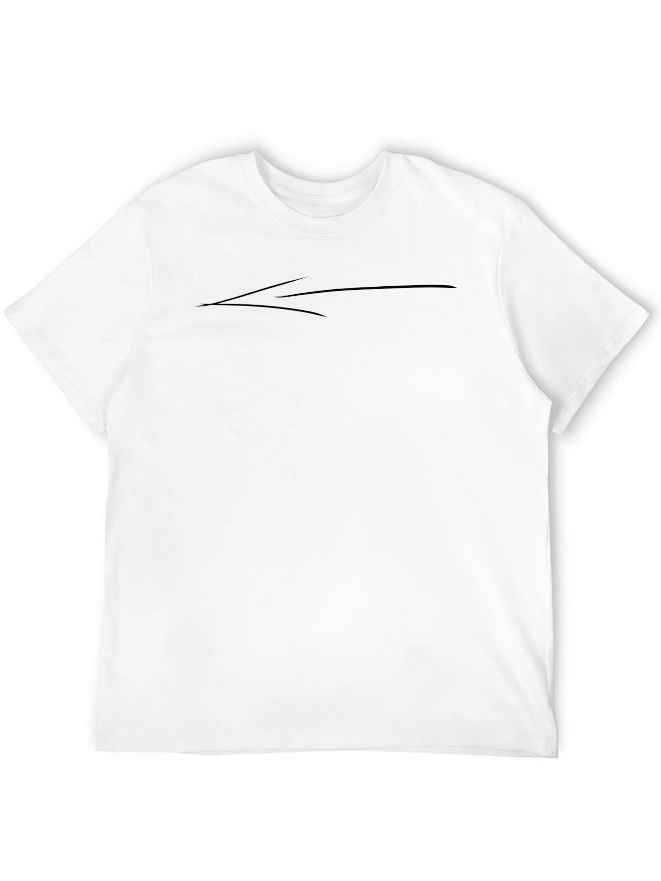 Mens Basic Black Crew Neck T-Shirt