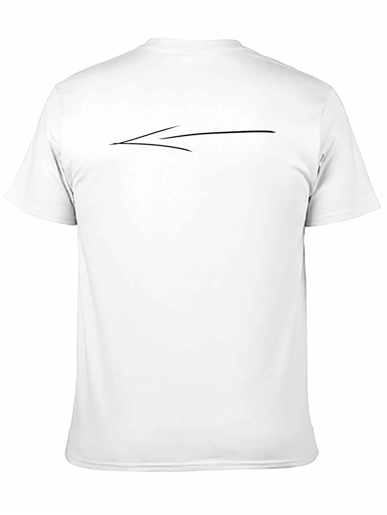 Mens Basic Black Crew Neck T-Shirt