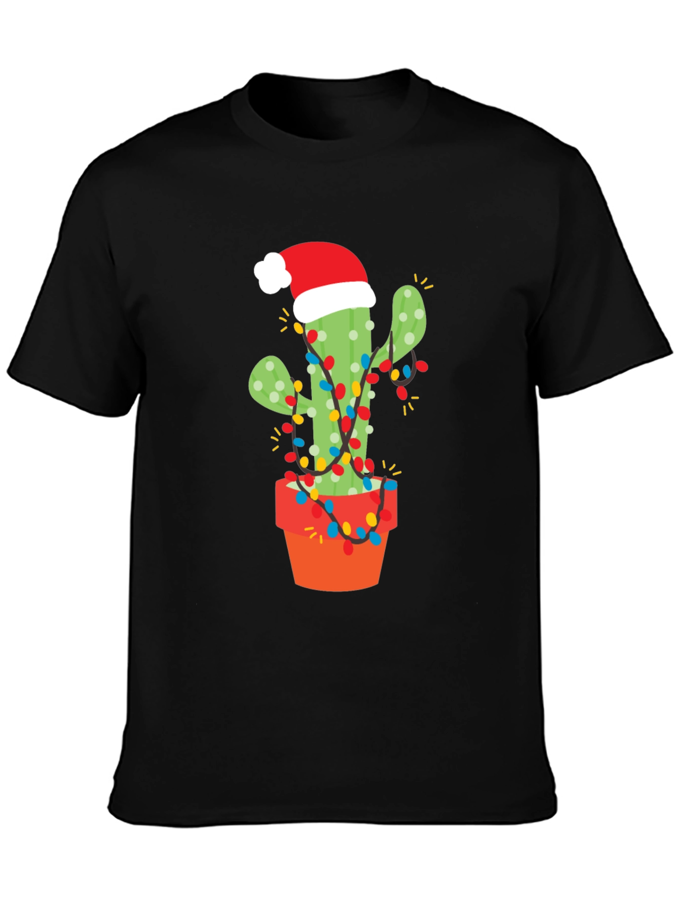 Festive Cactus Christmas T-Shirt - Holiday Cheer!