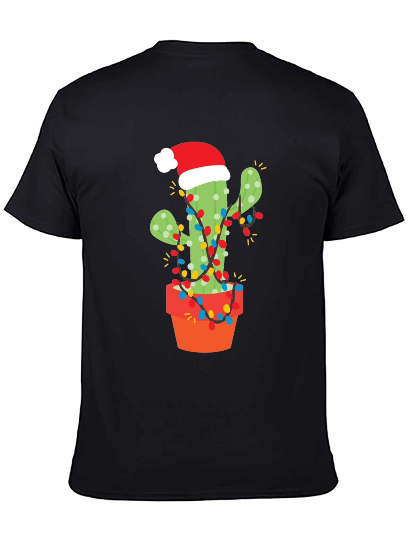 Festive Cactus Christmas T-Shirt - Holiday Cheer!
