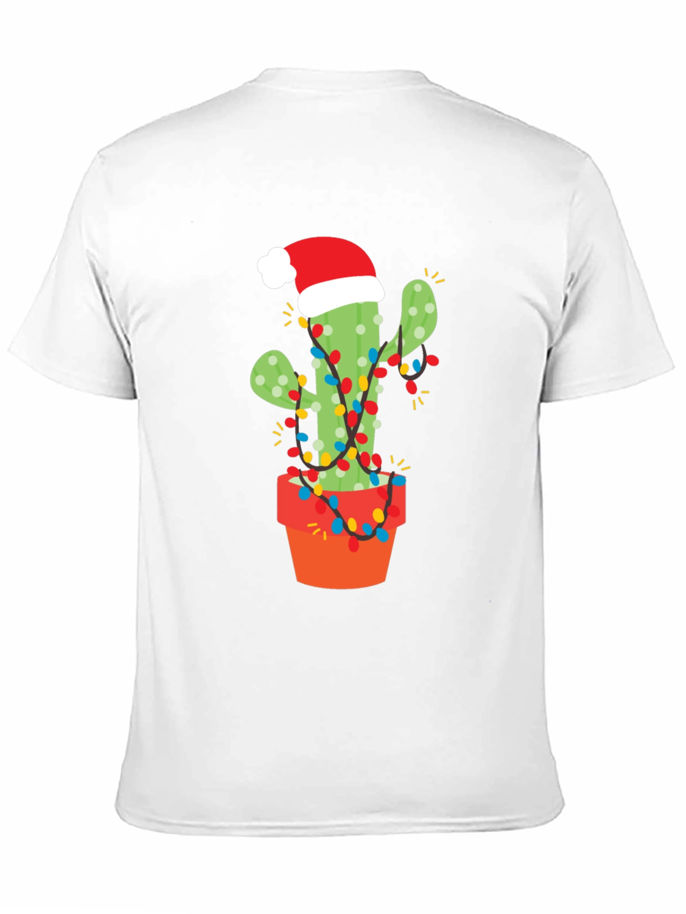 Festive Cactus Christmas T-Shirt - Holiday Cheer!