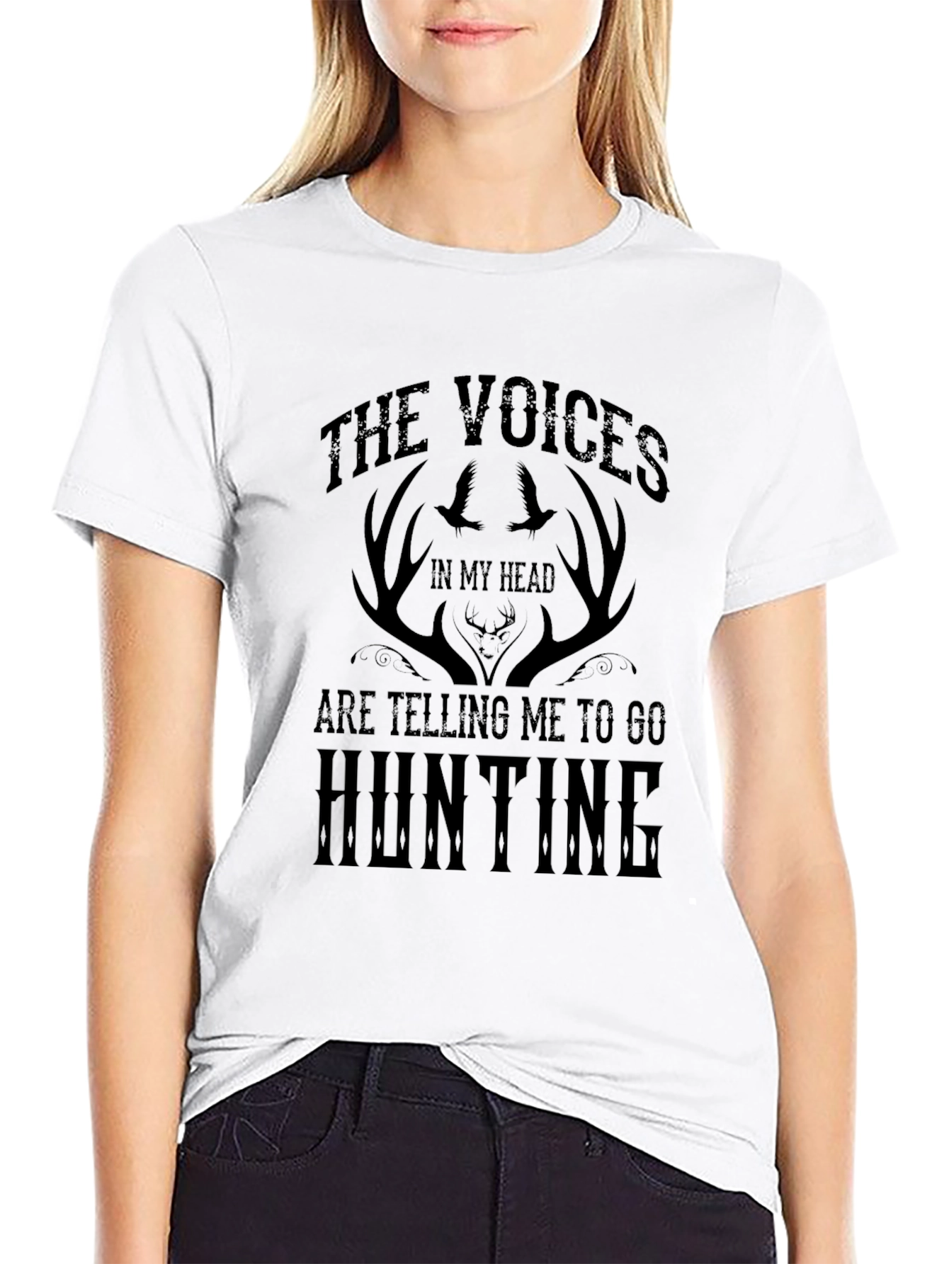 The Voices in My Head Hunting Graphic Tee