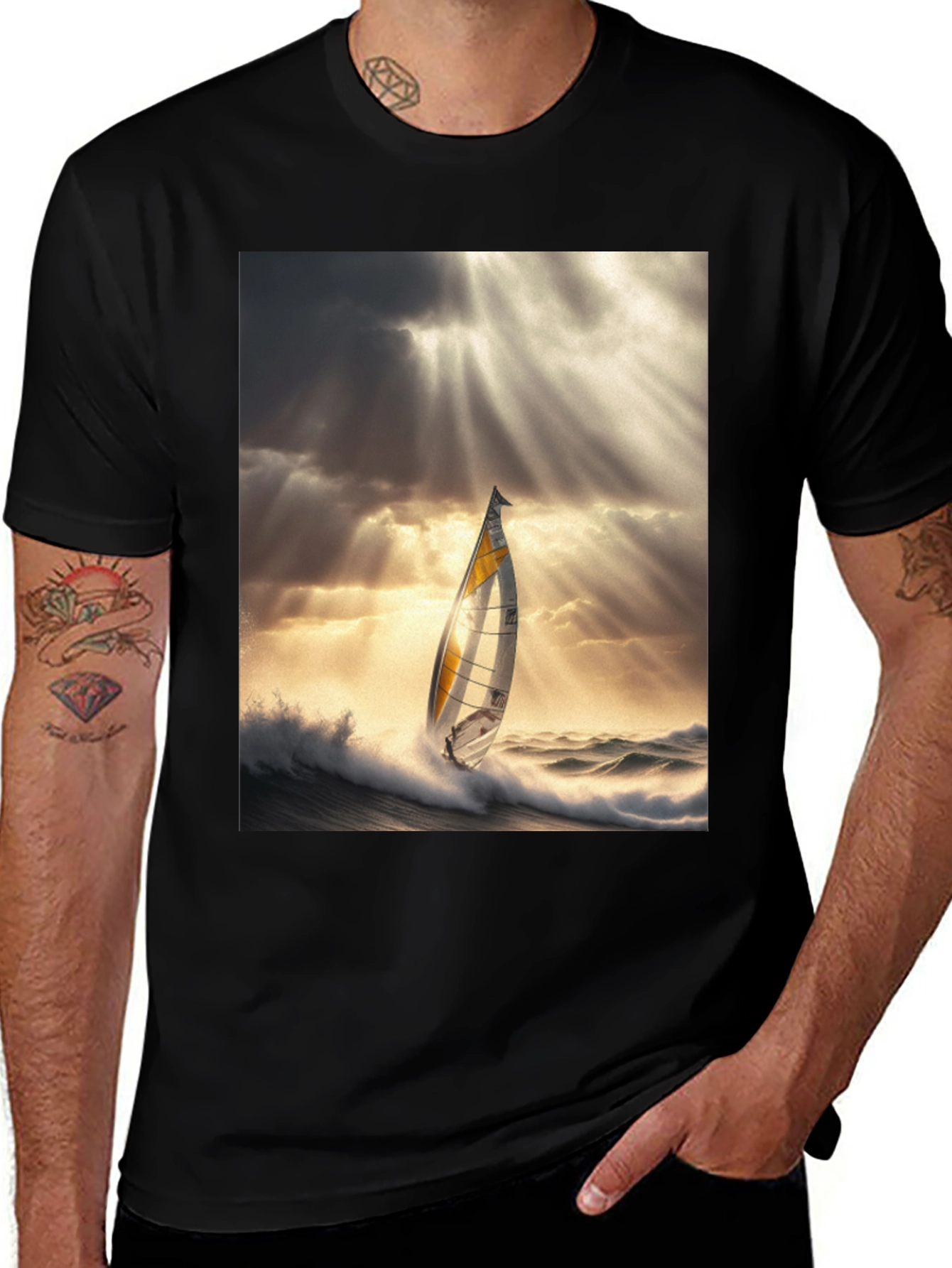 Sailboat Graphic T-Shirt