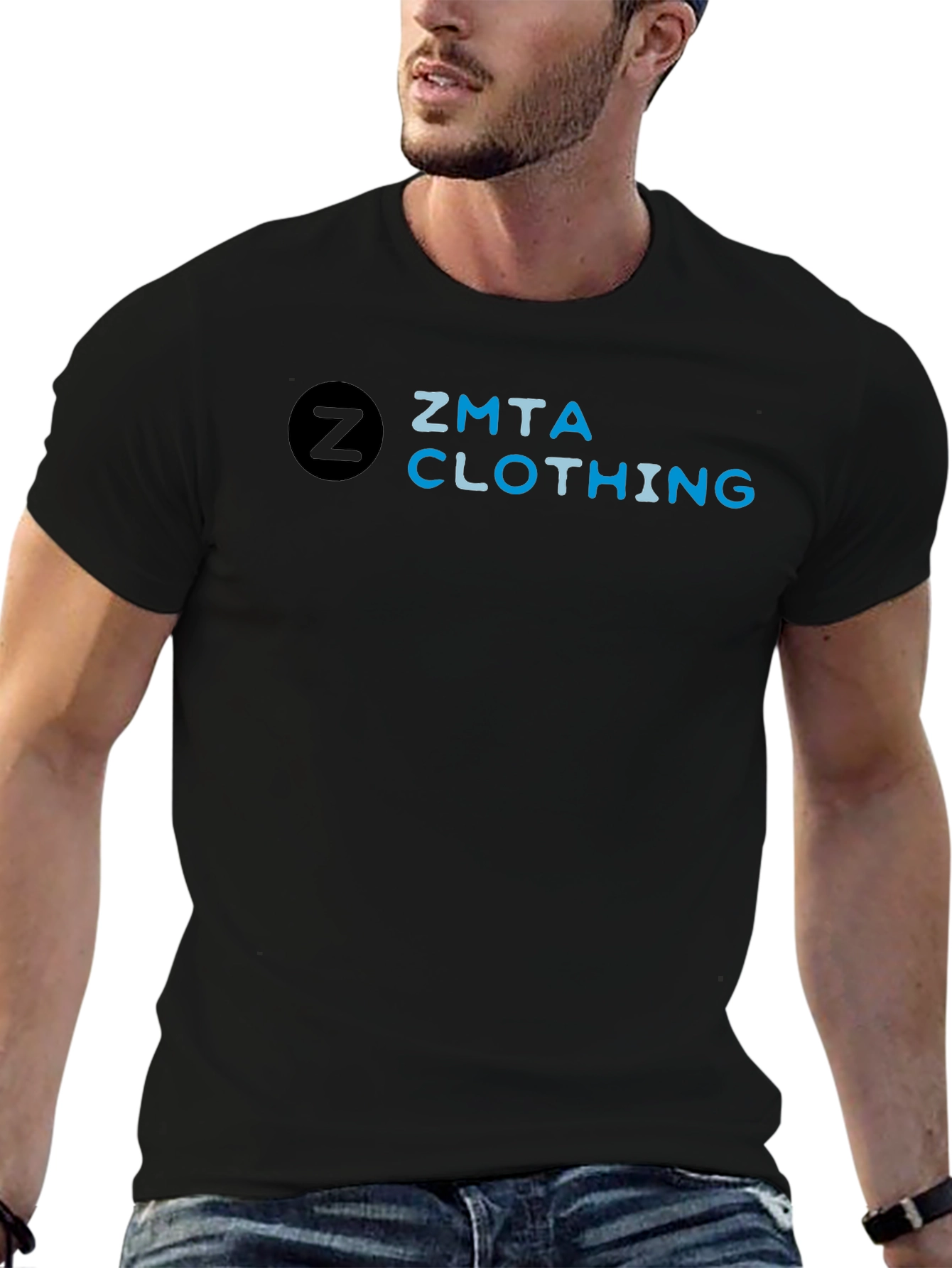 ZMTA Clothing Black T-Shirt