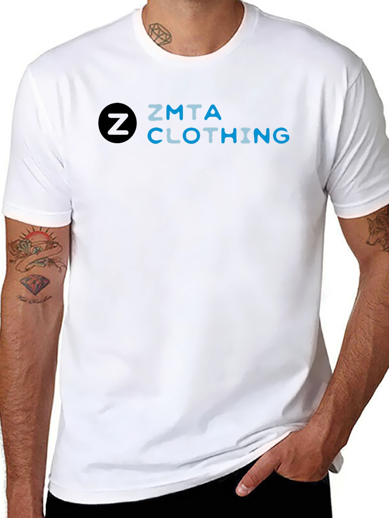 ZMTA Clothing Black T-Shirt