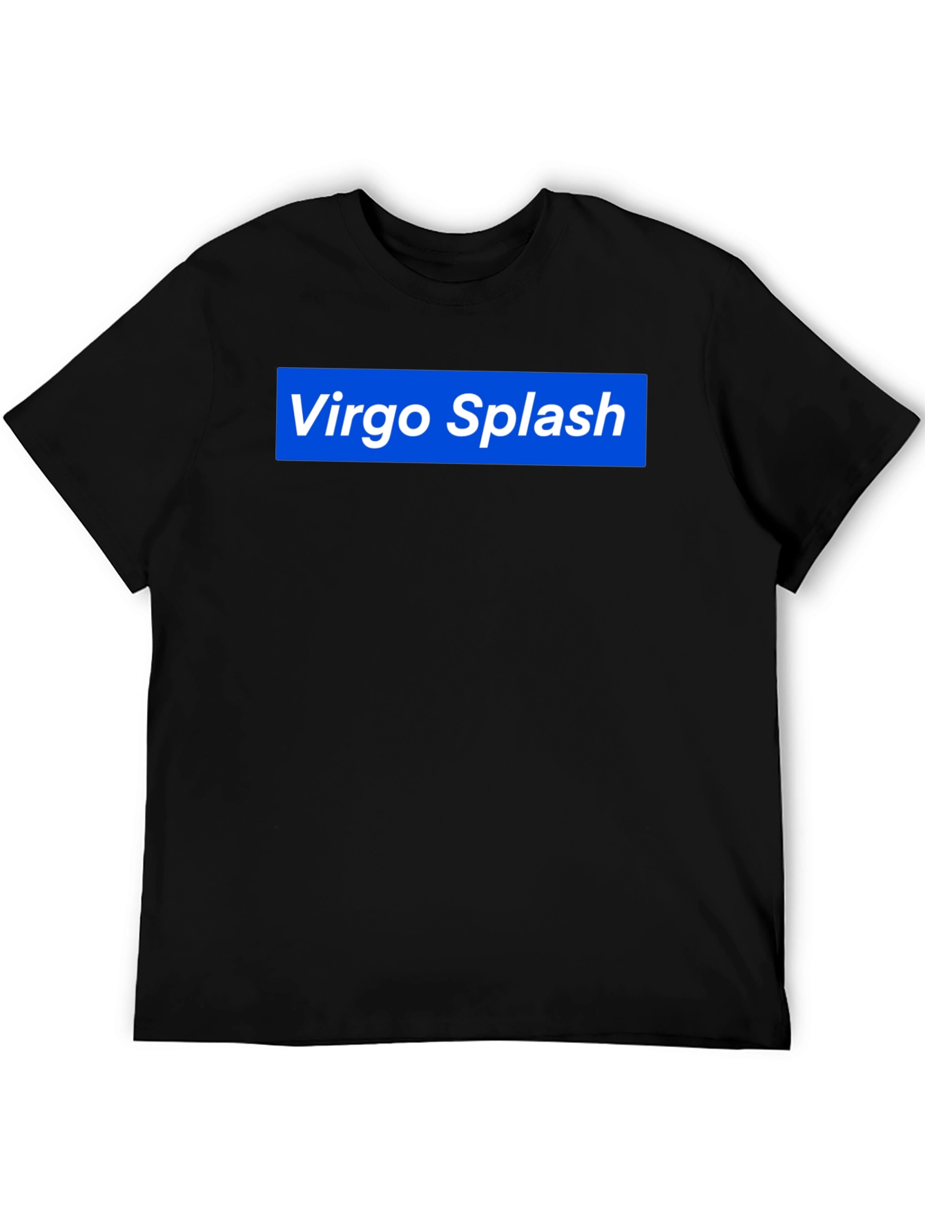 Virgo Splash Graphic Tee - Black