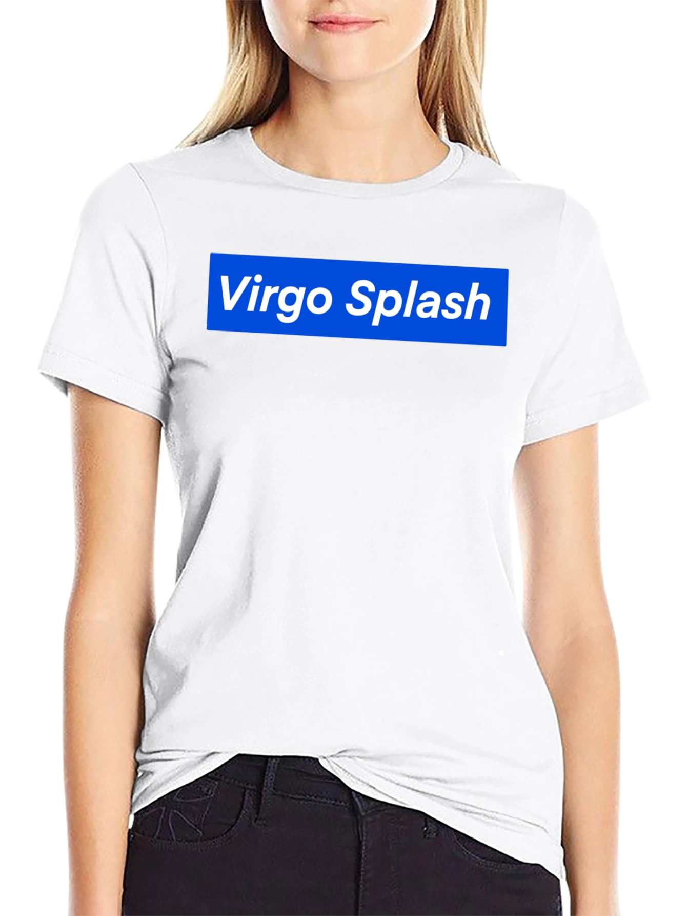 Virgo Splash Graphic Tee - Black
