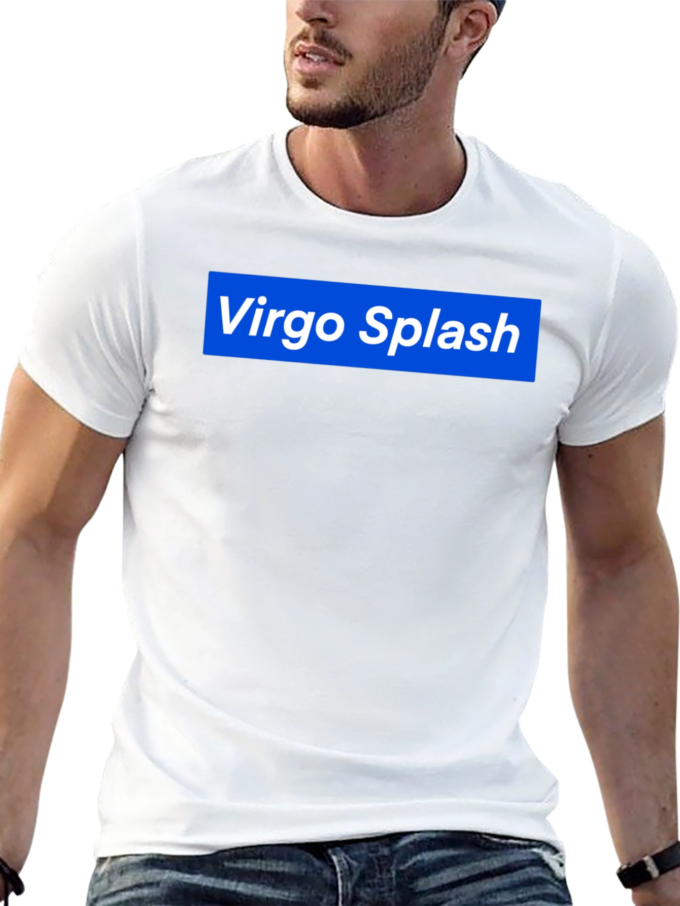 Virgo Splash Graphic Tee - Black