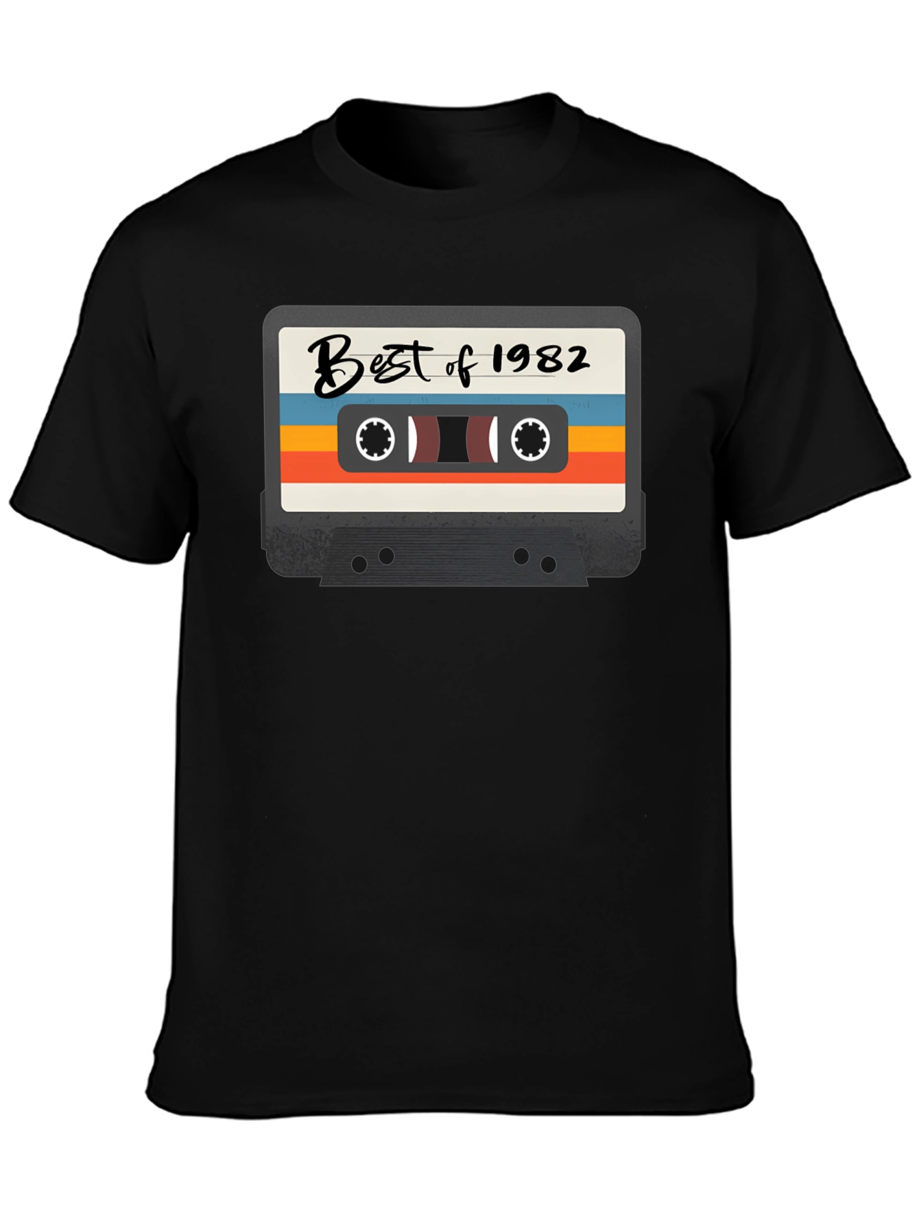 Best of 1982 Cassette Tape Graphic T-Shirt