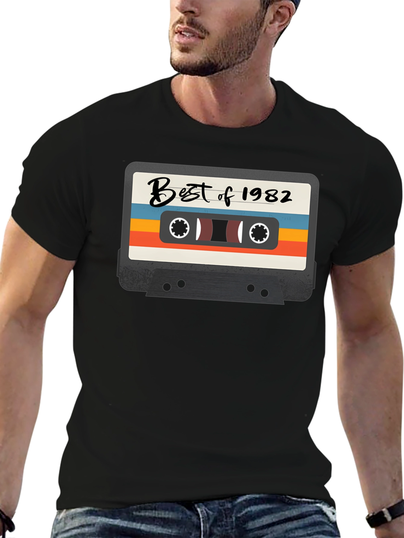 Best of 1982 Cassette Tape Graphic T-Shirt