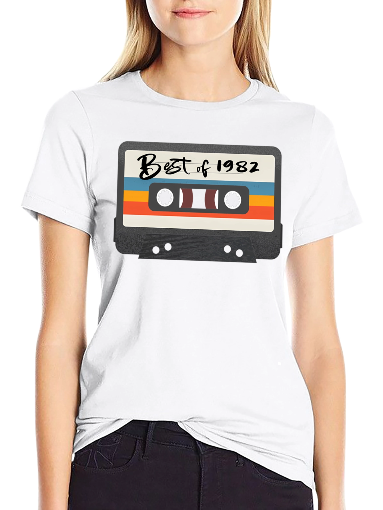 Best of 1982 Cassette Tape Graphic T-Shirt