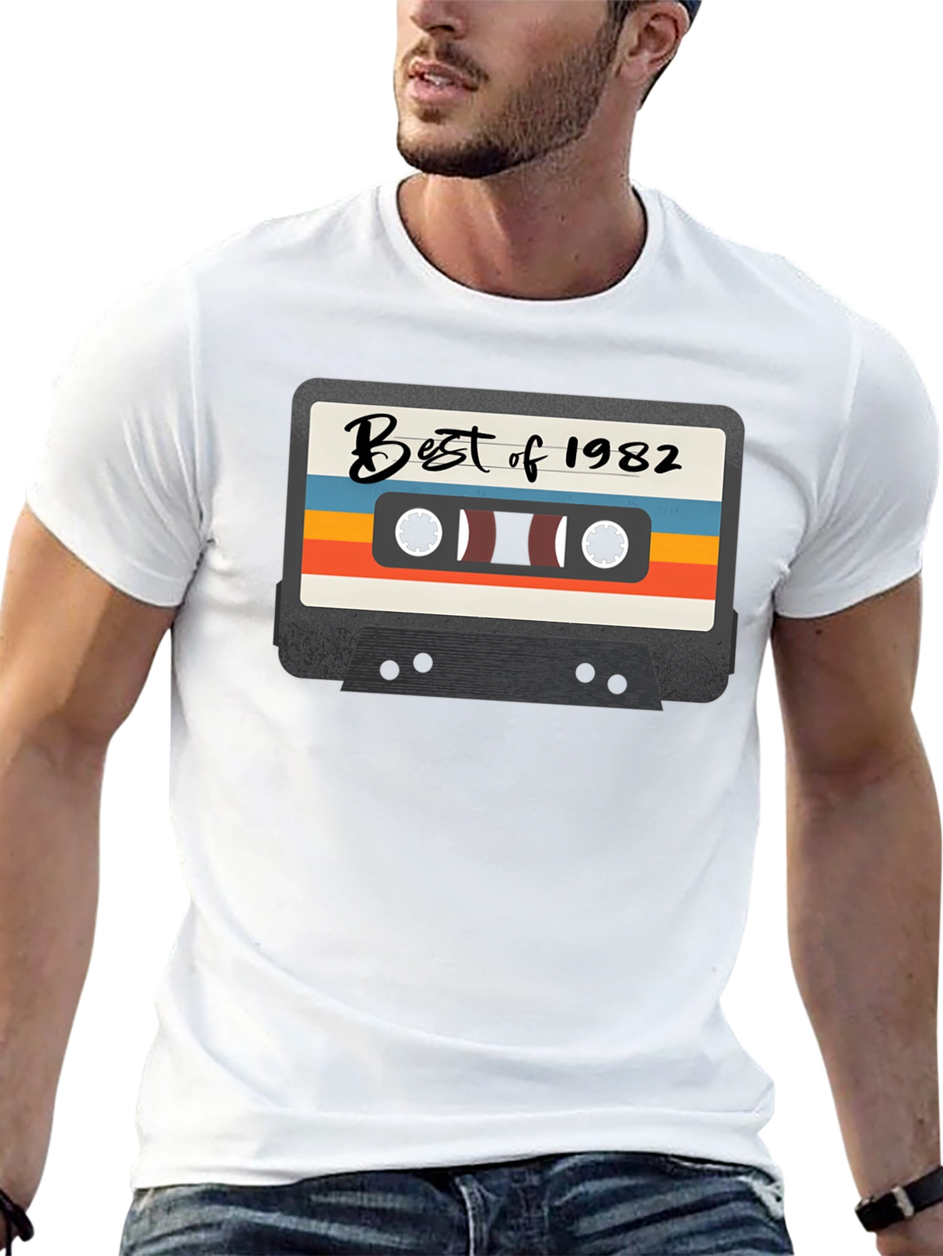 Best of 1982 Cassette Tape Graphic T-Shirt