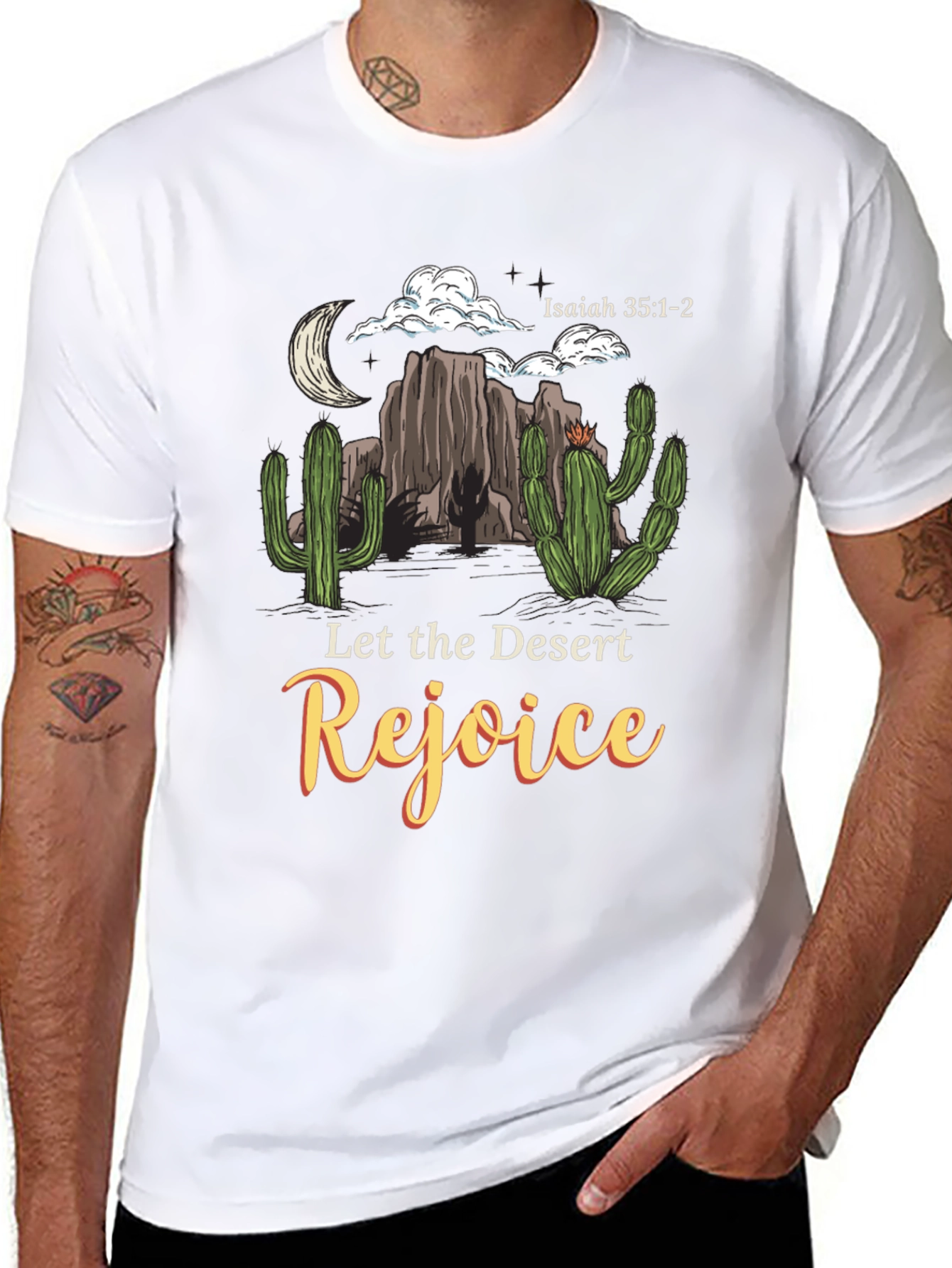 Desert Rejoice T-Shirt Isaiah 35:1-2 Graphic Tee