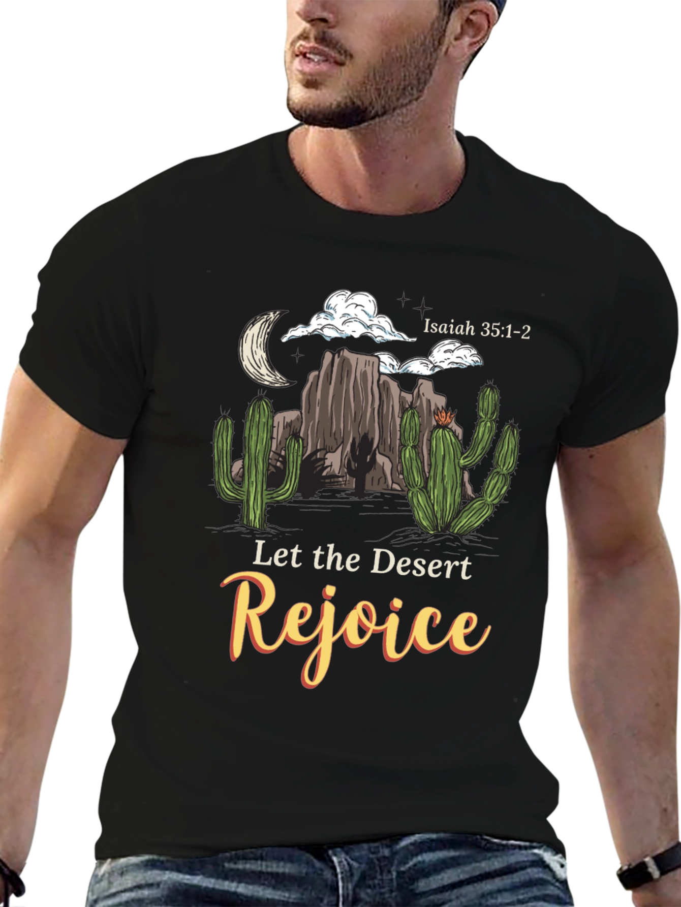 Desert Rejoice T-Shirt Isaiah 35:1-2 Graphic Tee