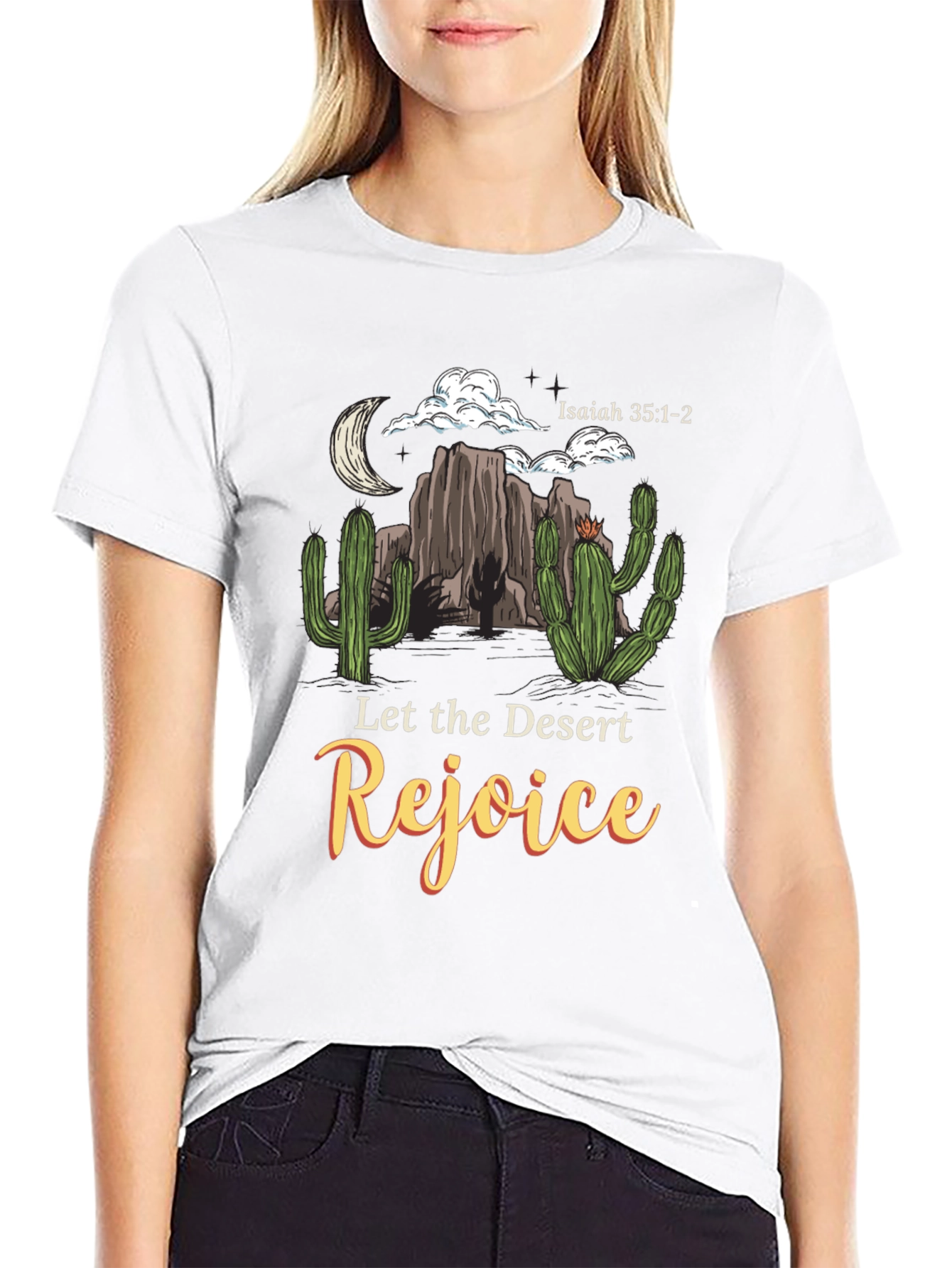 Desert Rejoice T-Shirt Isaiah 35:1-2 Graphic Tee