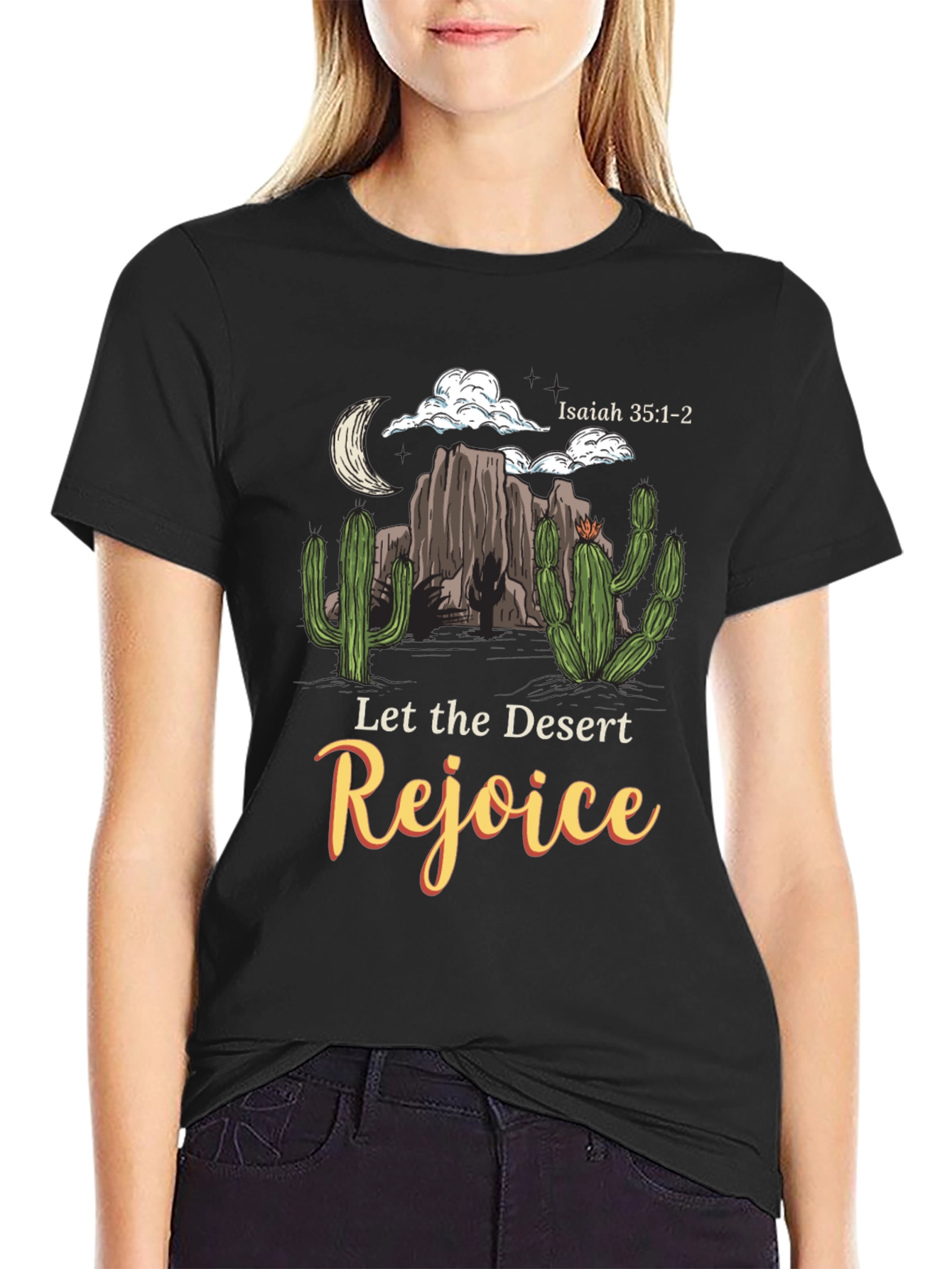 Desert Rejoice T-Shirt Isaiah 35:1-2 Graphic Tee