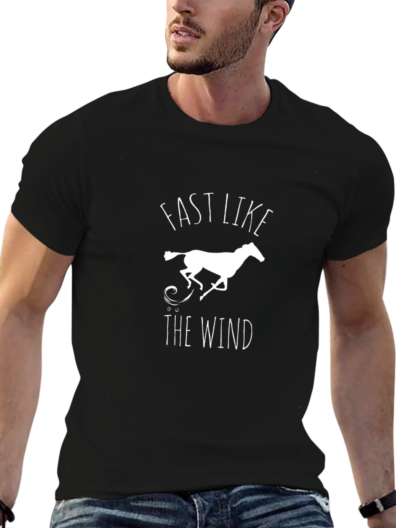 Fast Like the Wind Horse Graphic Tee