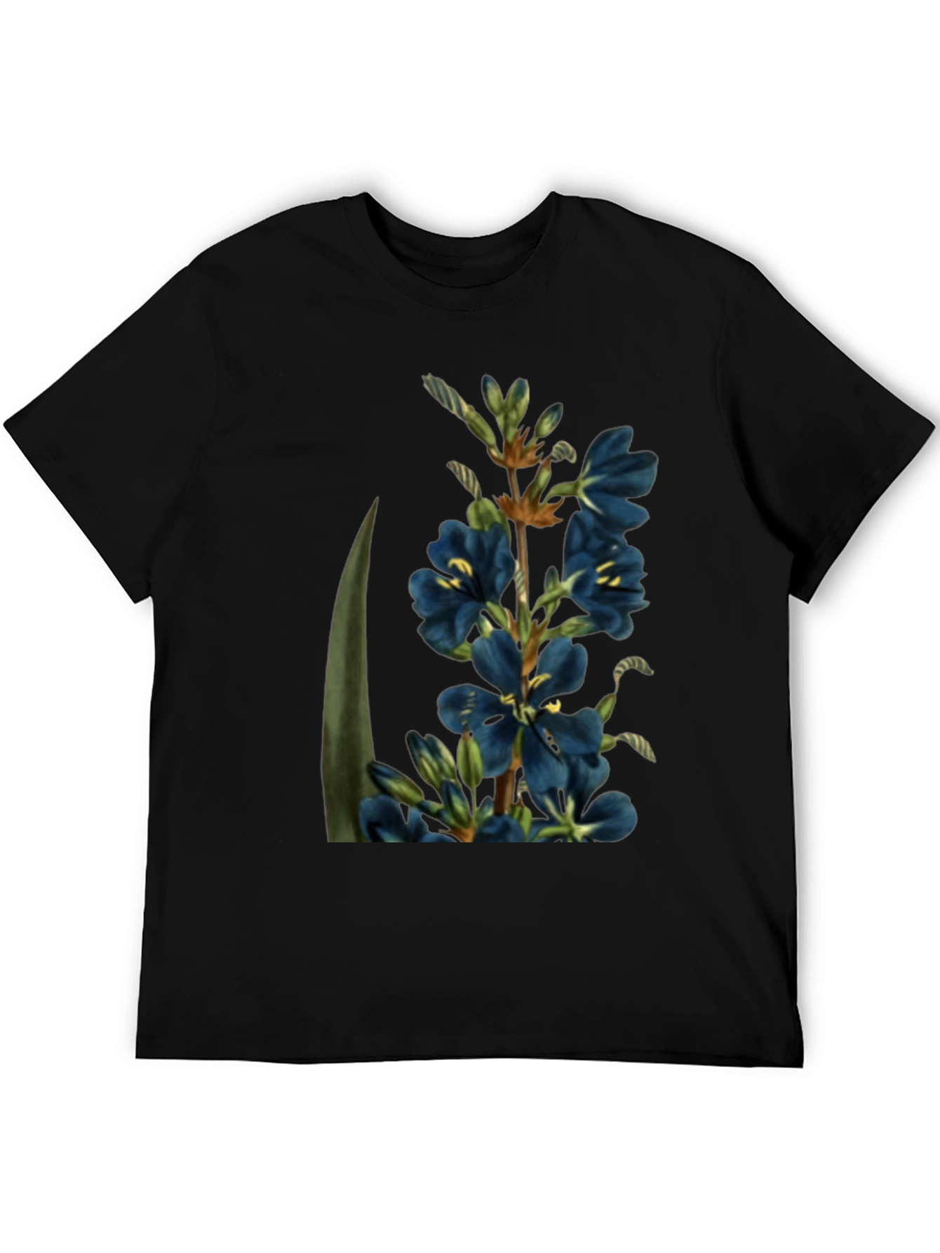 Floral Print T-Shirt - Botanical Design