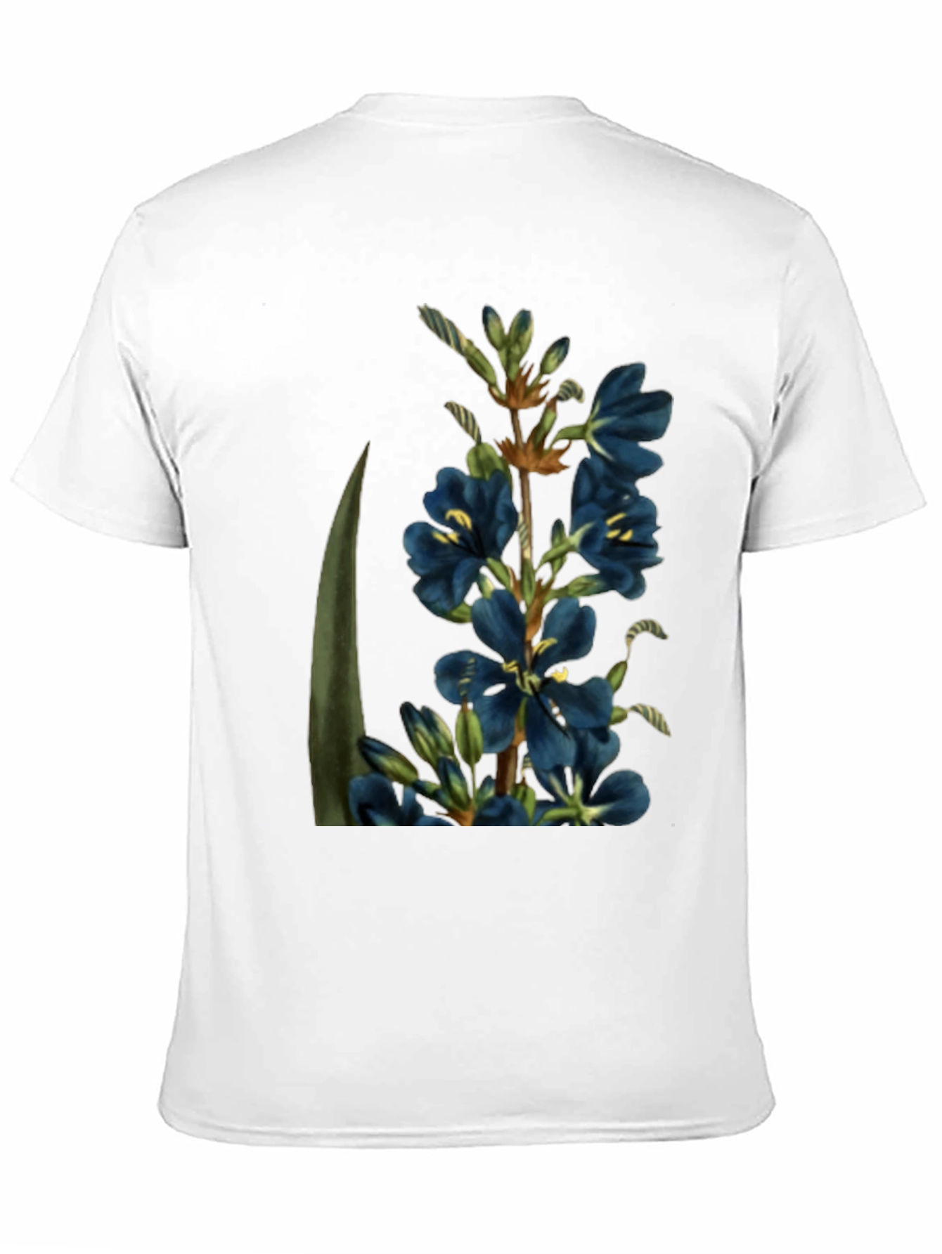 Floral Print T-Shirt - Botanical Design