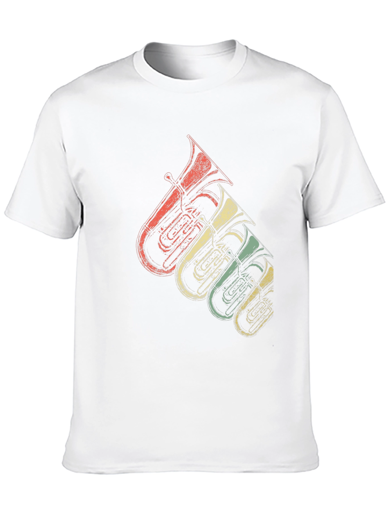 Retro Tuba Music Lover T-Shirt