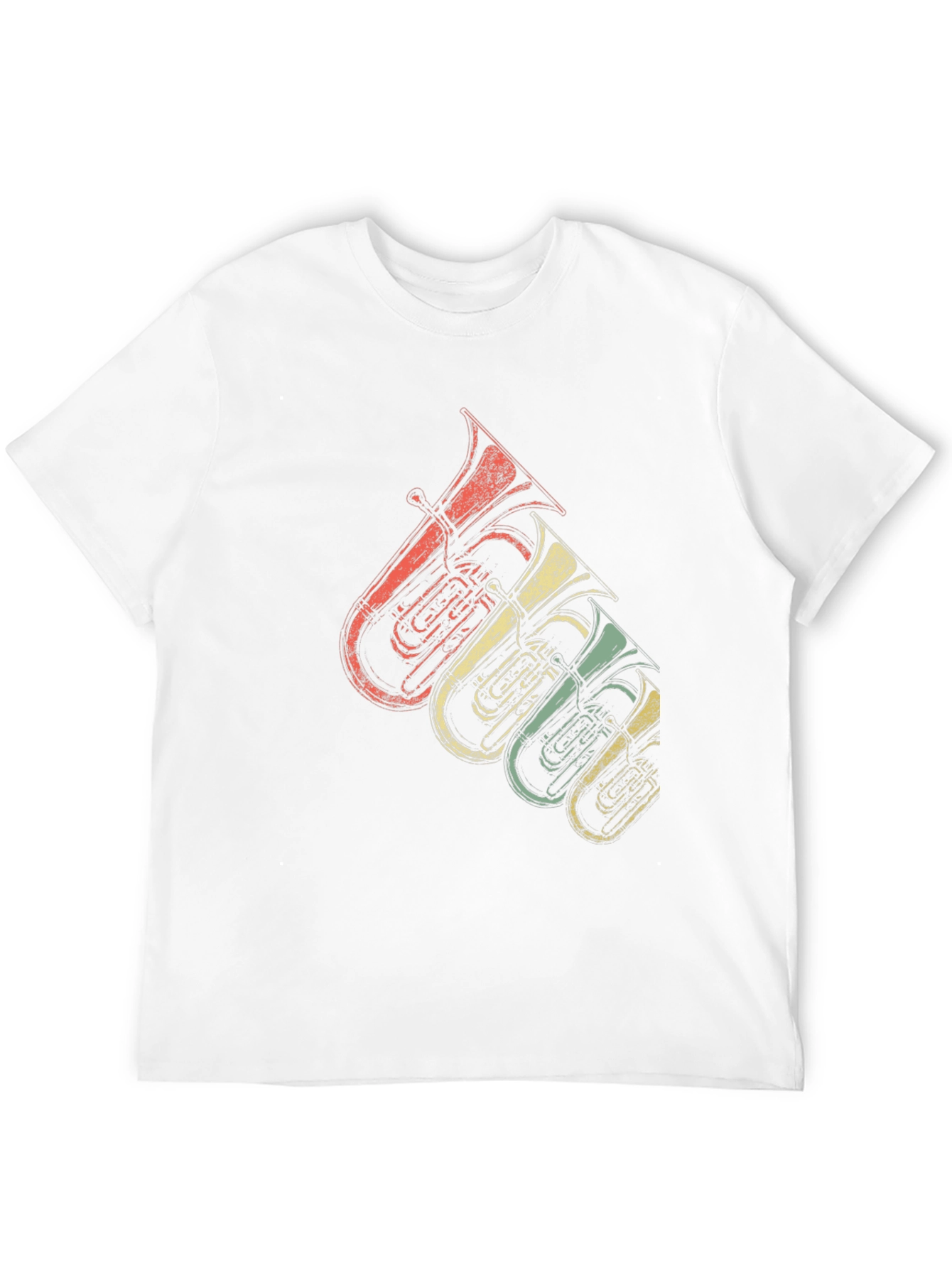 Retro Tuba Music Lover T-Shirt