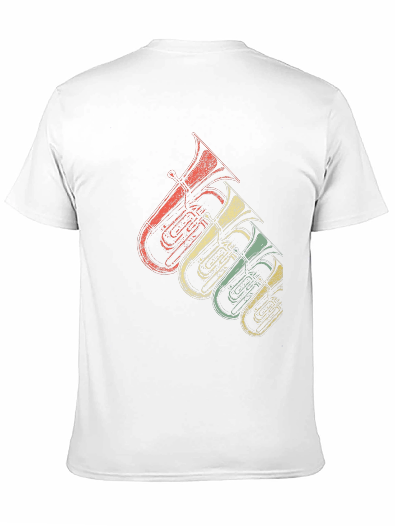 Retro Tuba Music Lover T-Shirt