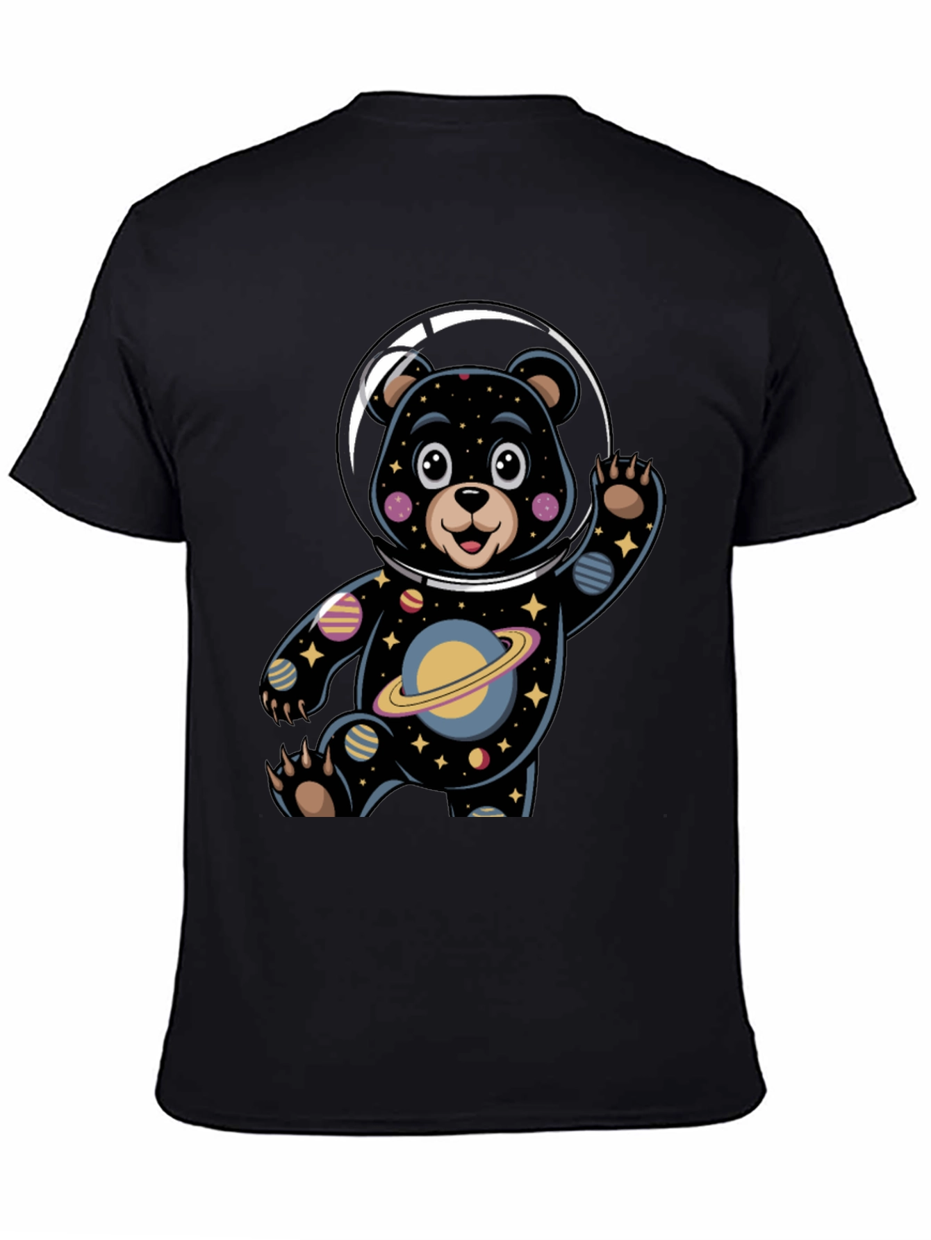 Cosmic Bear Astronaut Graphic Tee