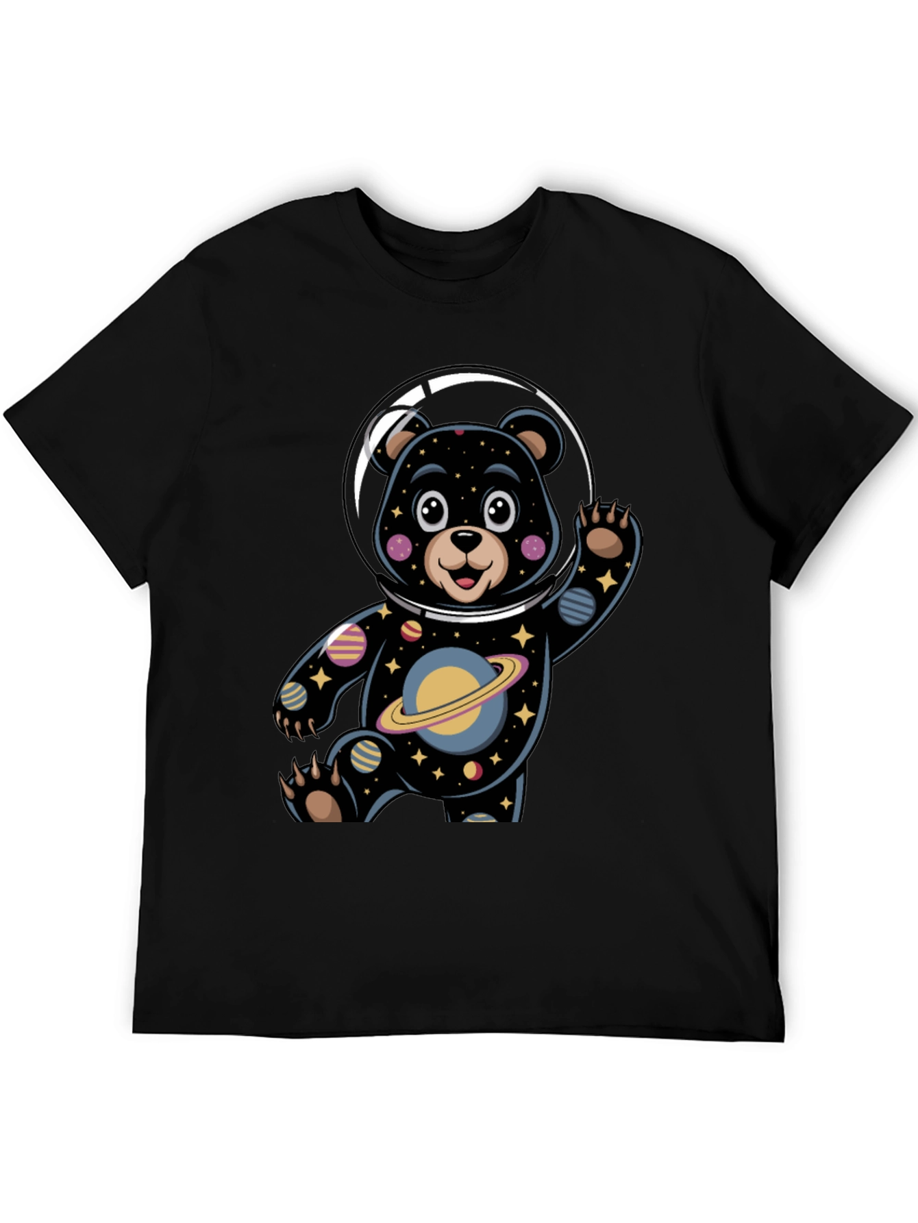Cosmic Bear Astronaut Graphic Tee