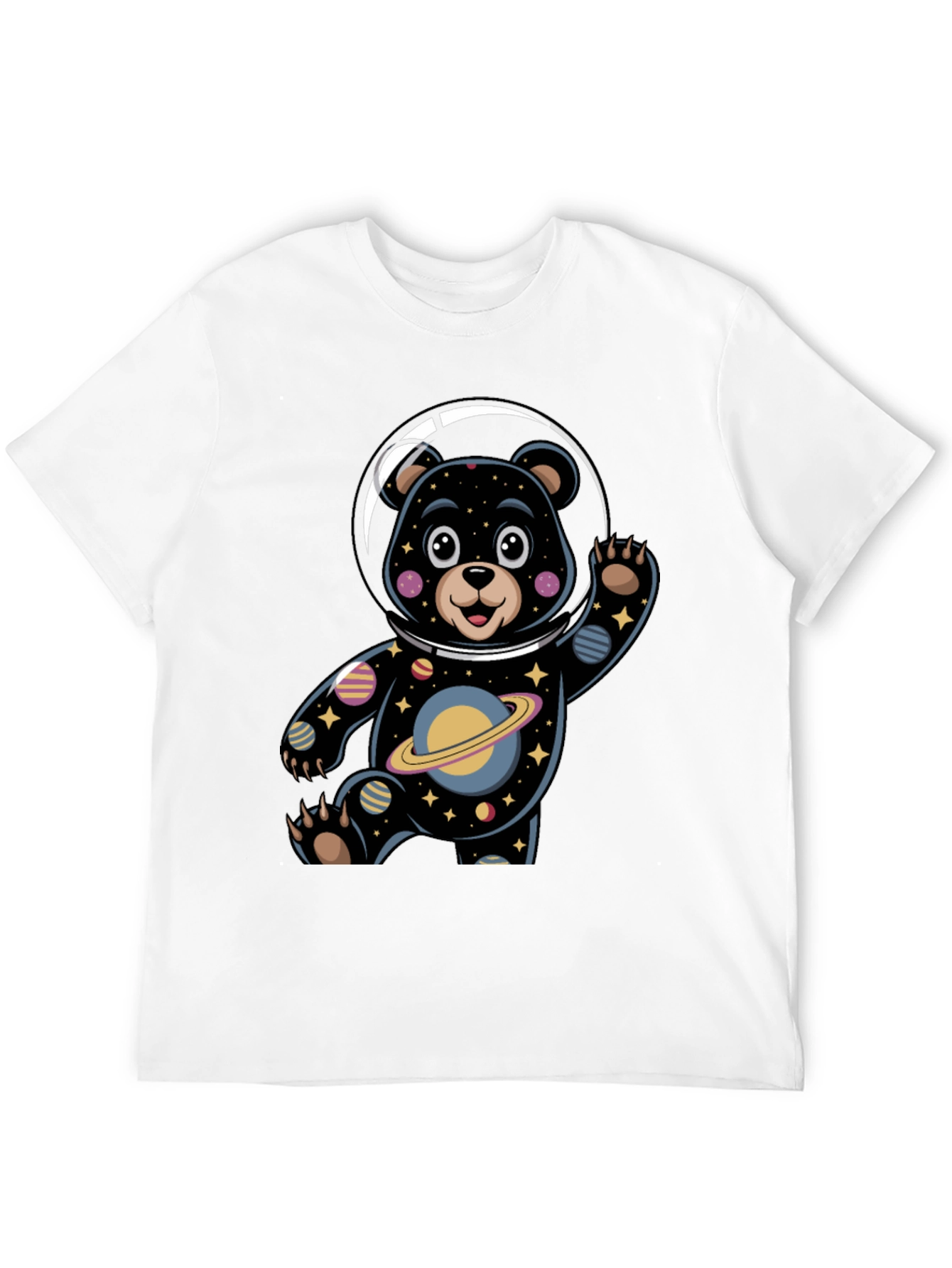 Cosmic Bear Astronaut Graphic Tee