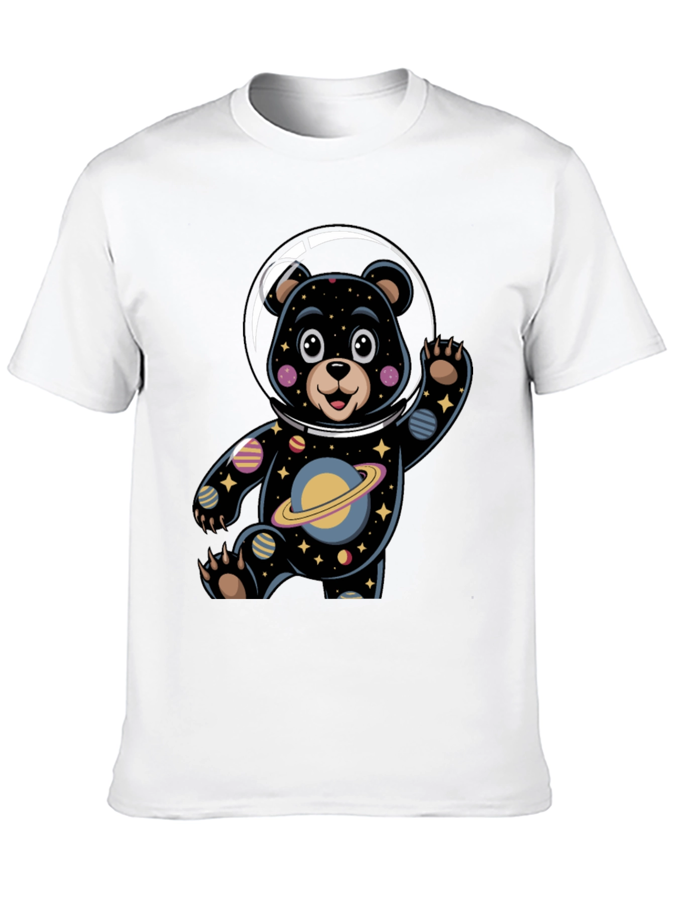 Cosmic Bear Astronaut Graphic Tee
