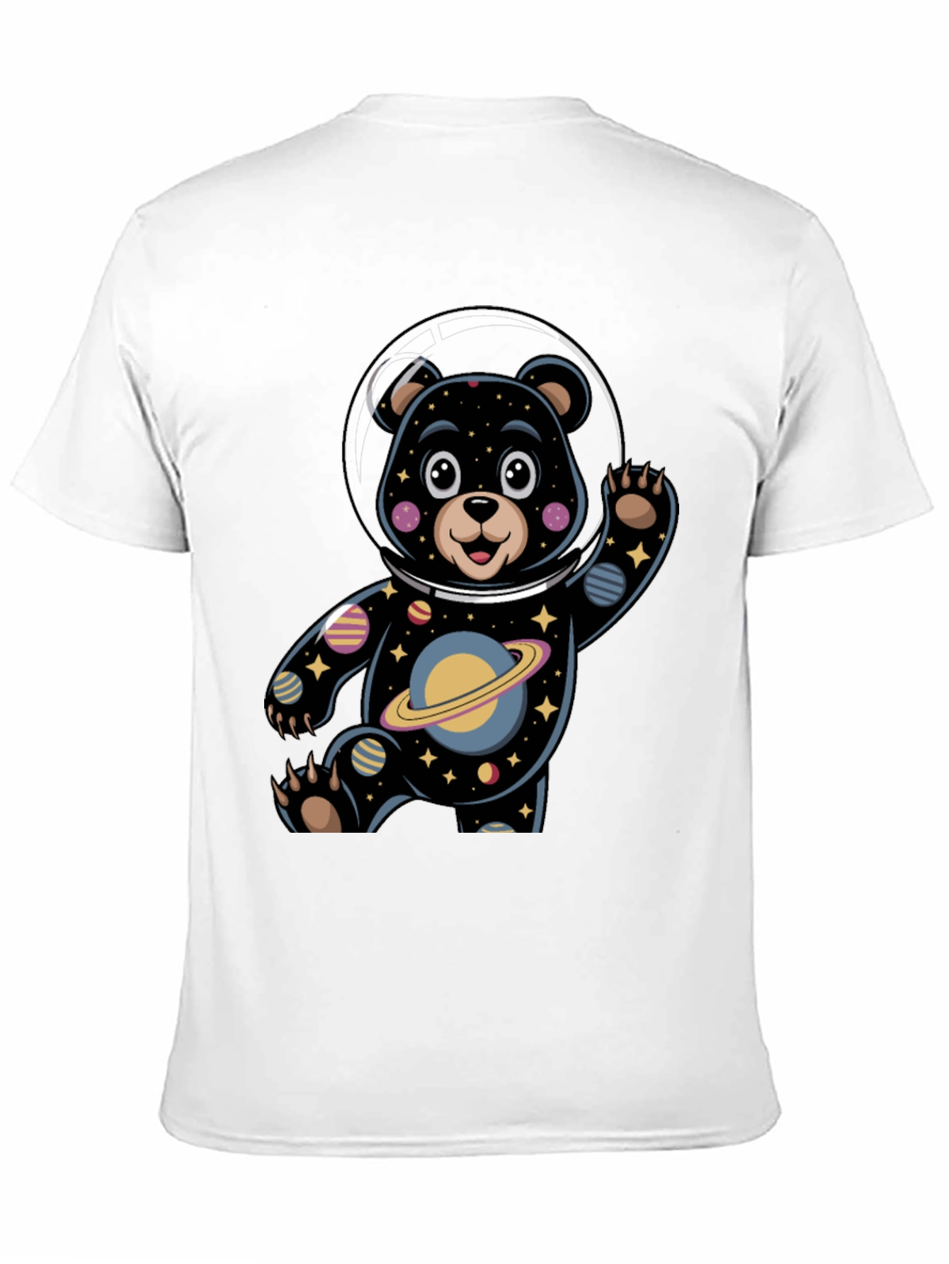 Cosmic Bear Astronaut Graphic Tee