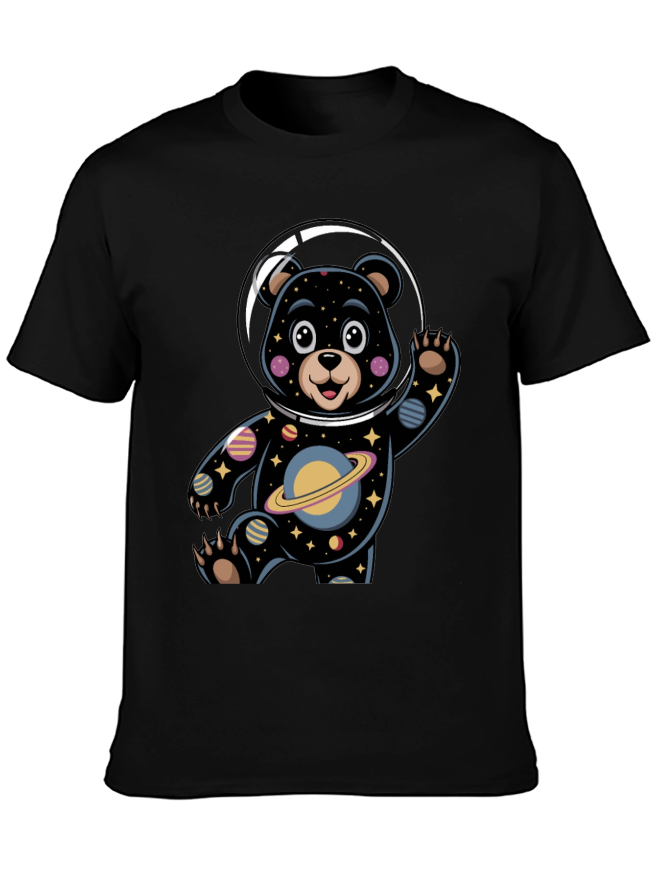 Cosmic Bear Astronaut Graphic Tee
