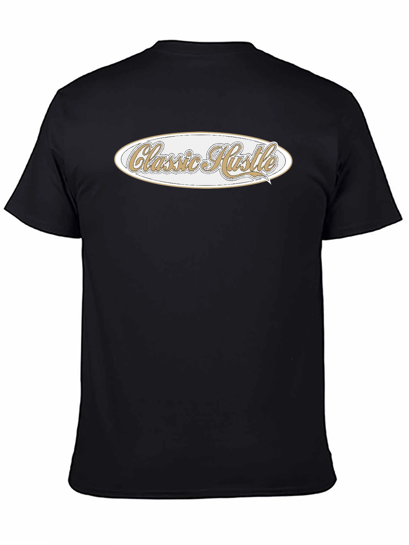 Classic Hustle Black Graphic T-Shirt