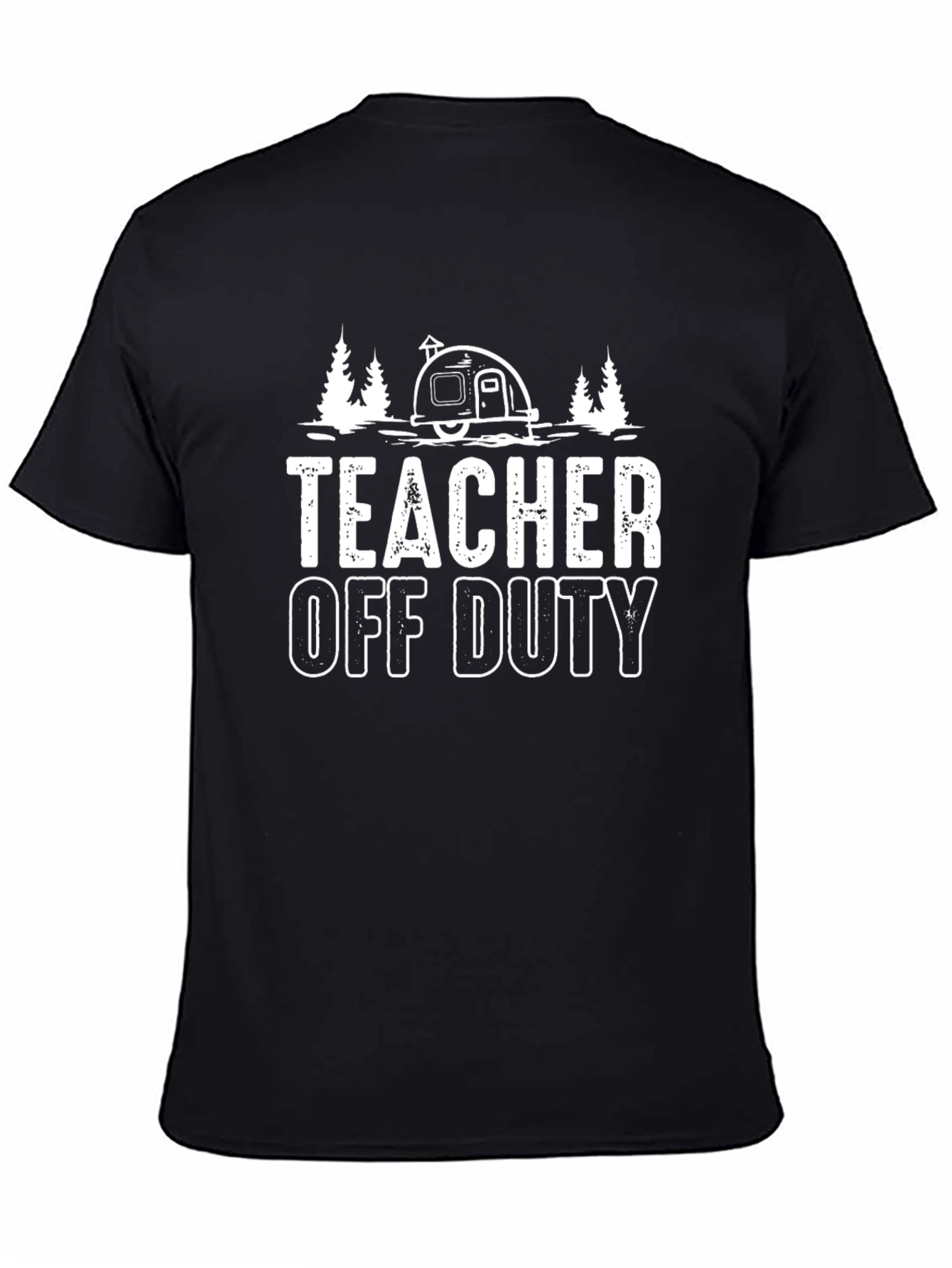 Teacher Off Duty Camping T-Shirt
