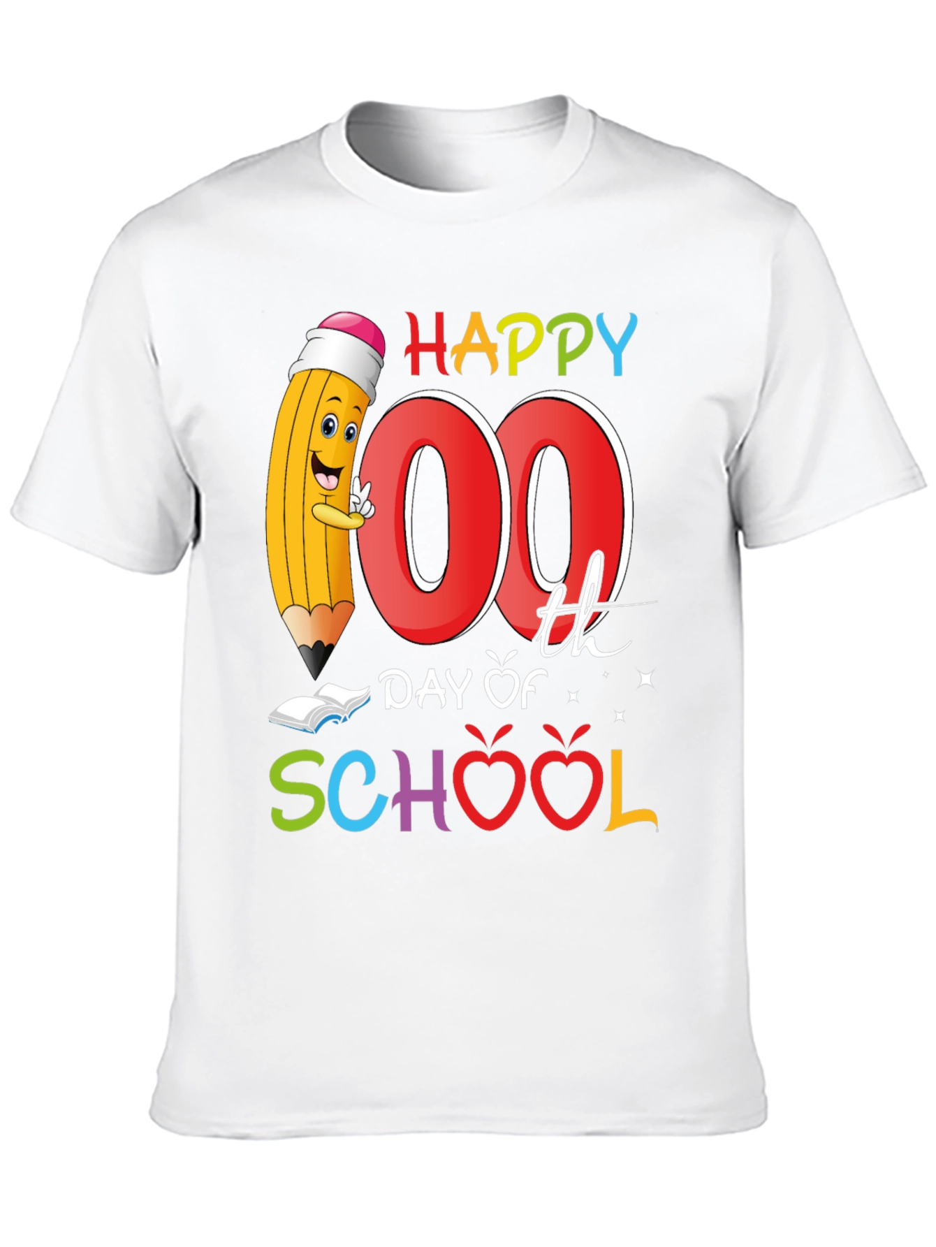 Happy 100th Day of School Teacher T-Shirt