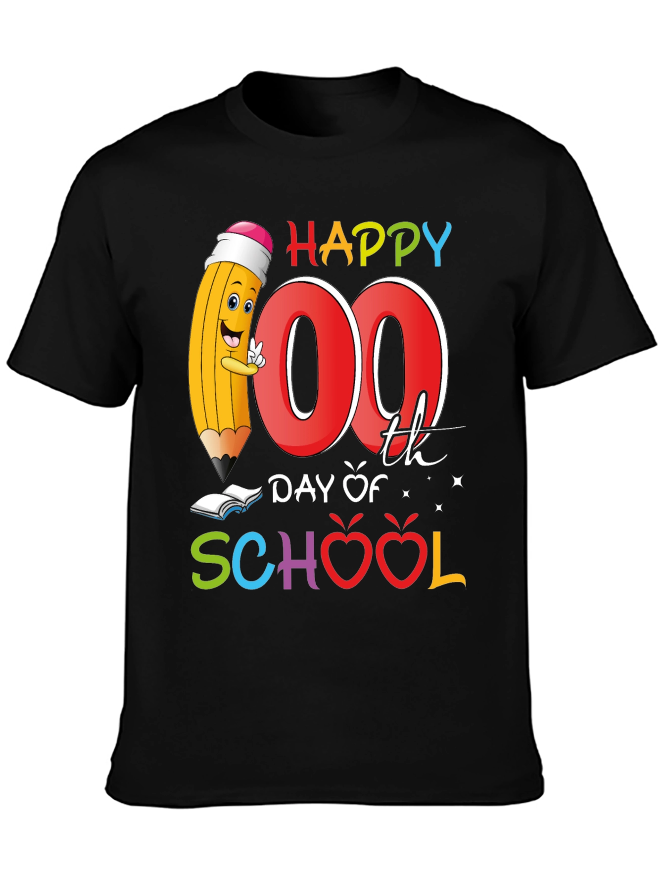 Happy 100th Day of School Teacher T-Shirt