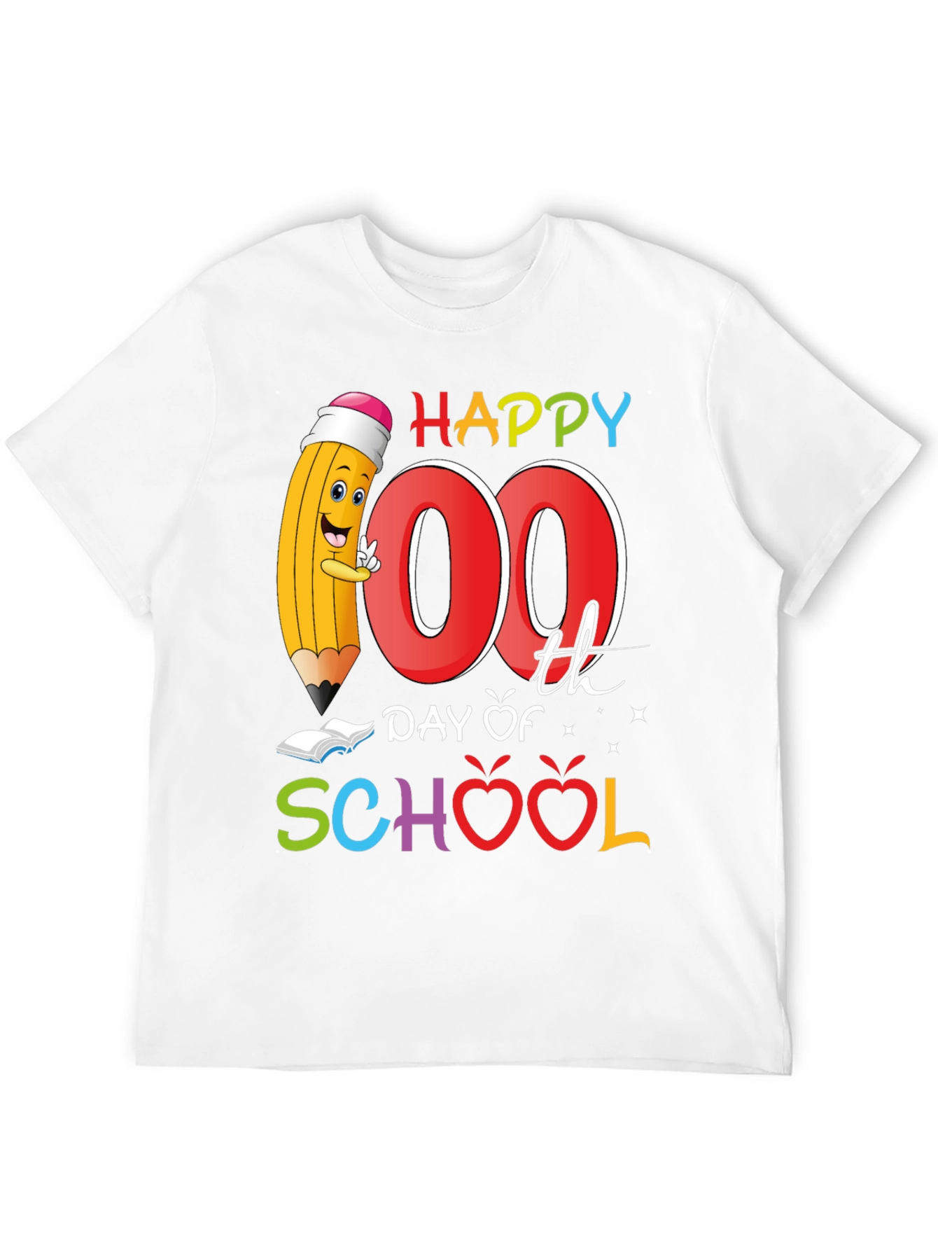 Happy 100th Day of School Teacher T-Shirt