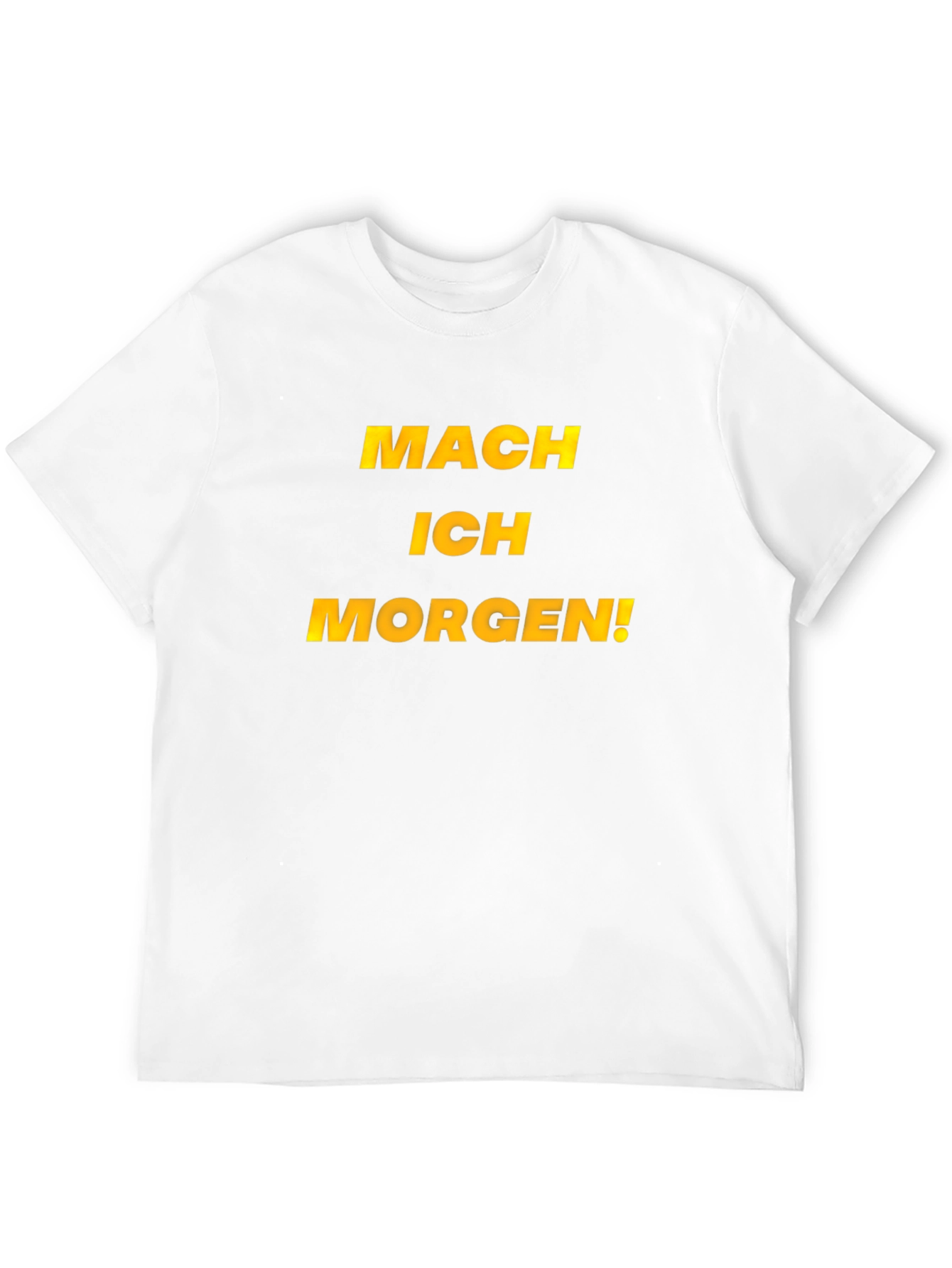 Mach Ich Morgen! Black Graphic Tee