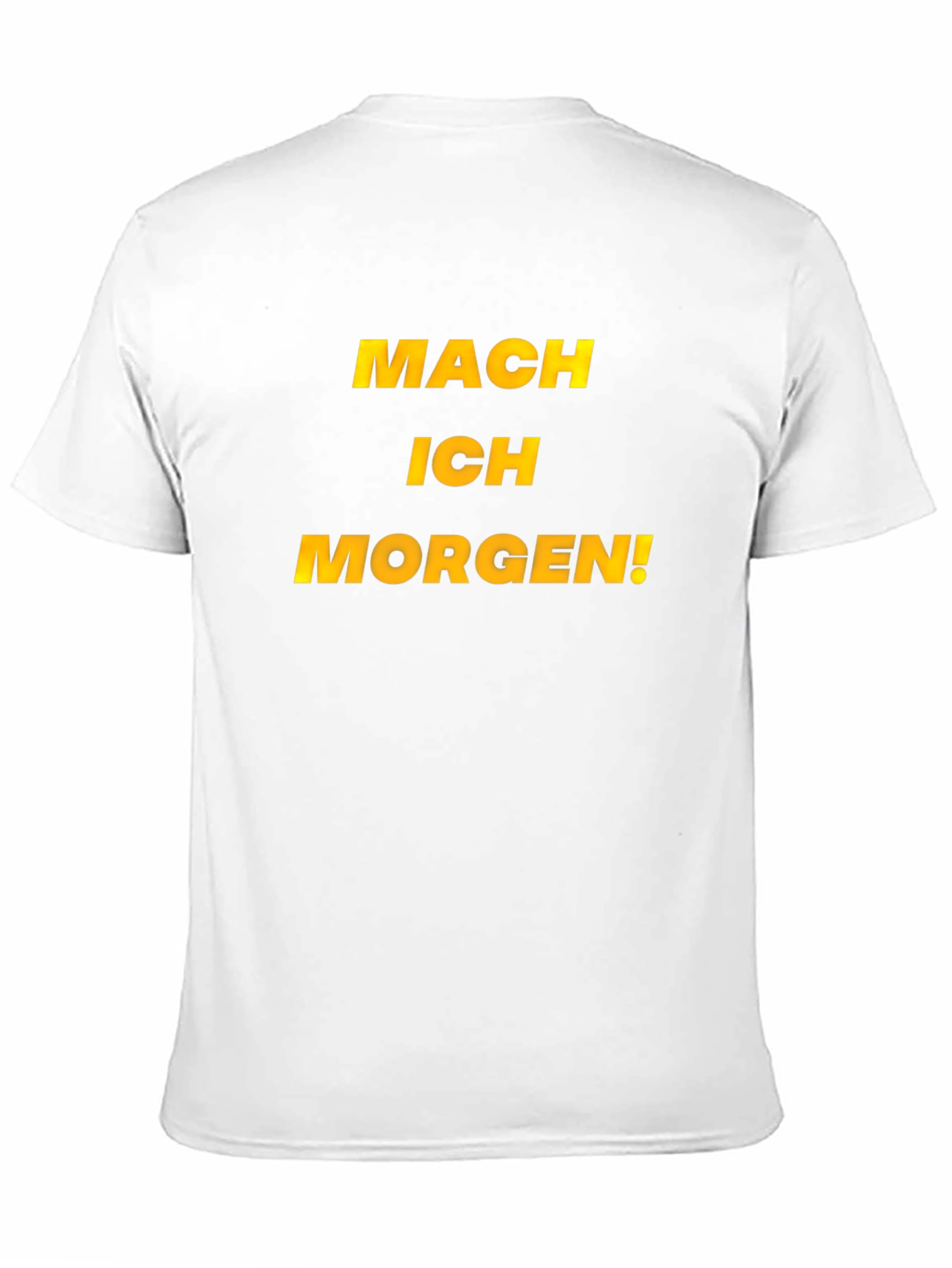Mach Ich Morgen! Black Graphic Tee