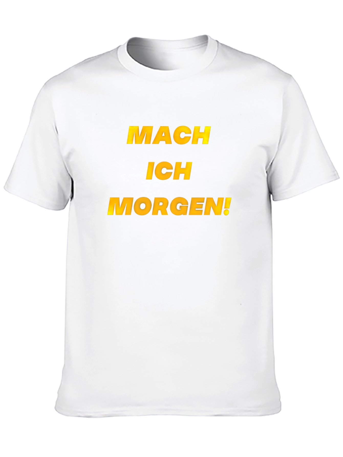 Mach Ich Morgen! Black Graphic Tee