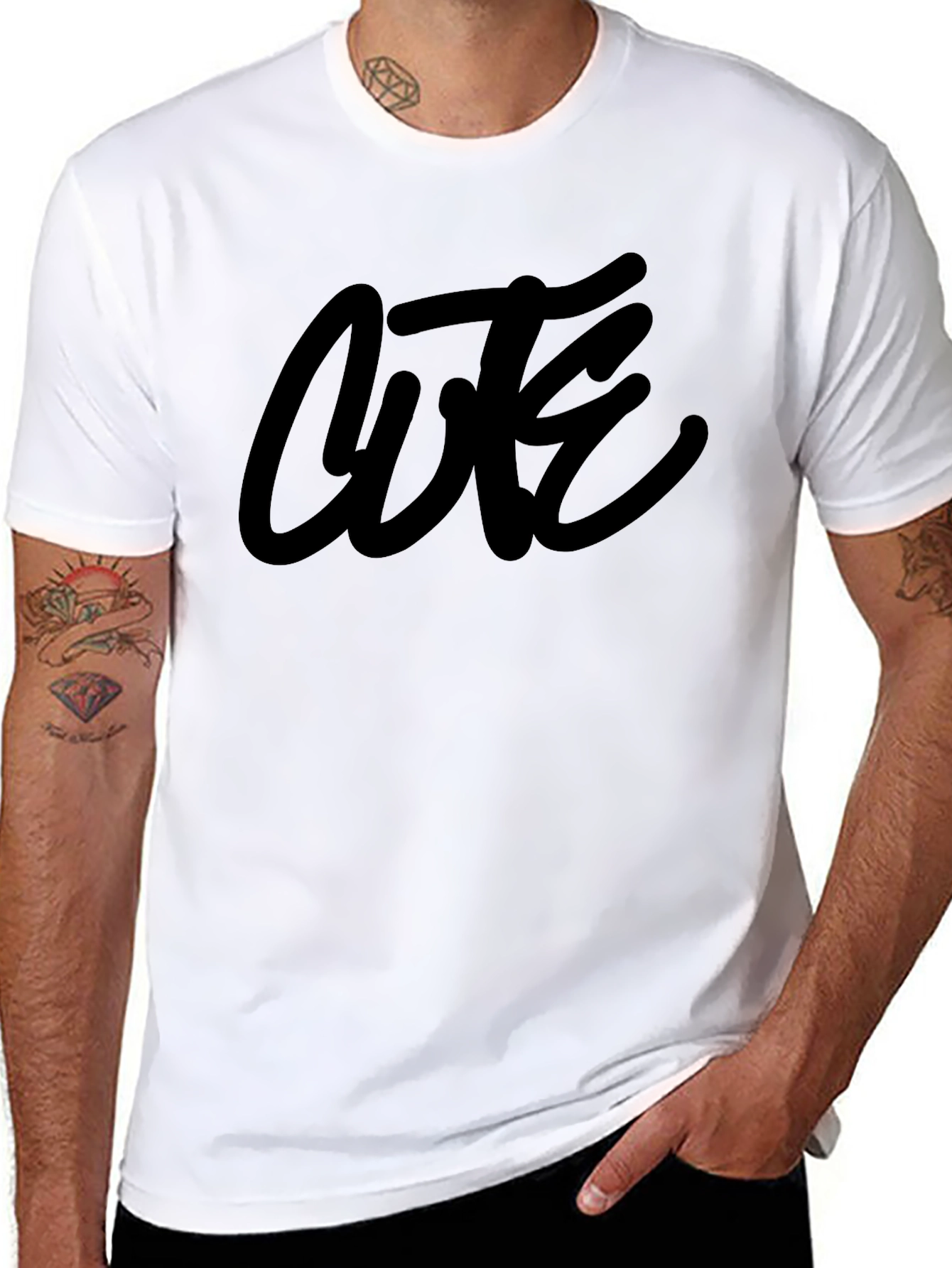Cool Black Graphic Tee