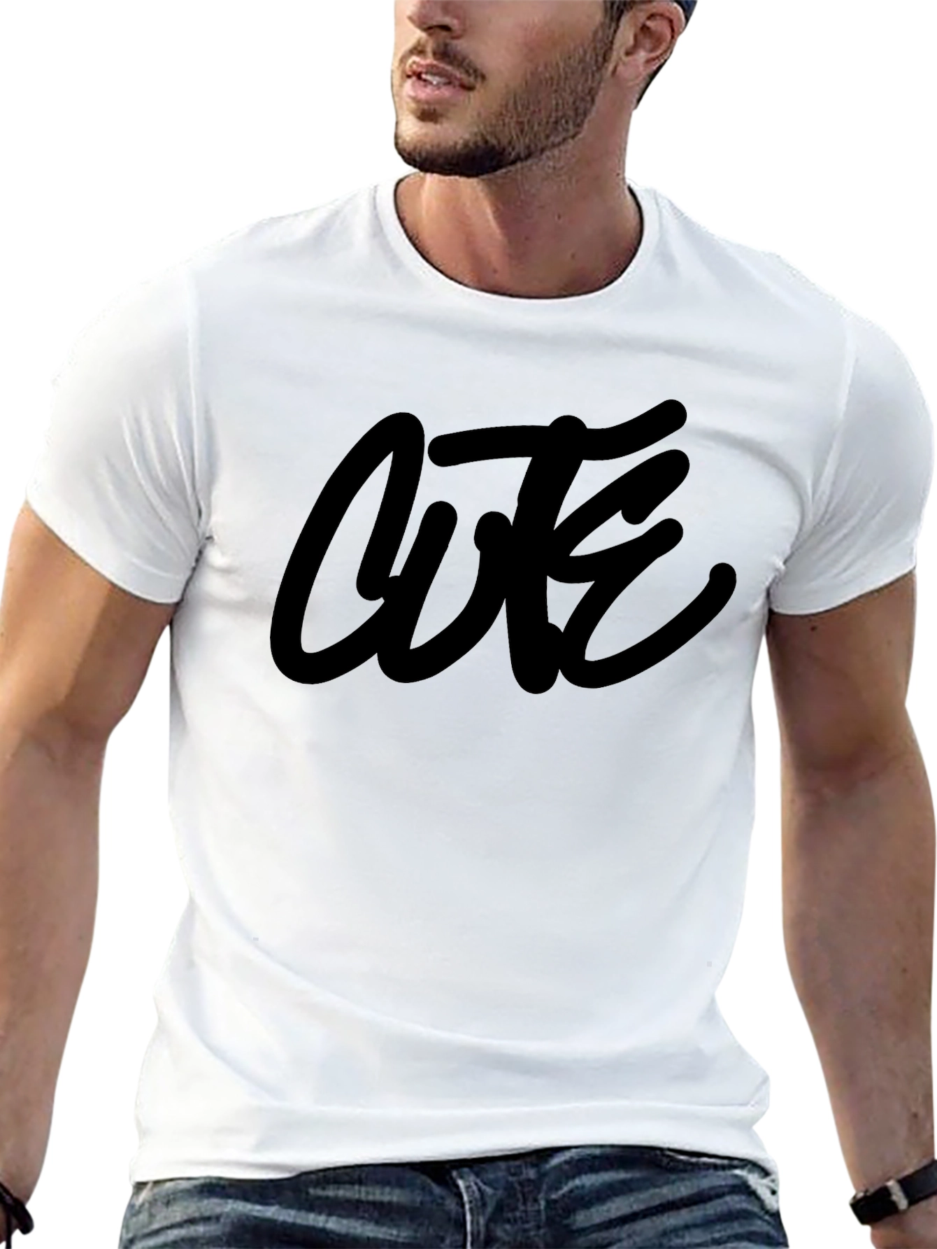 Cool Black Graphic Tee