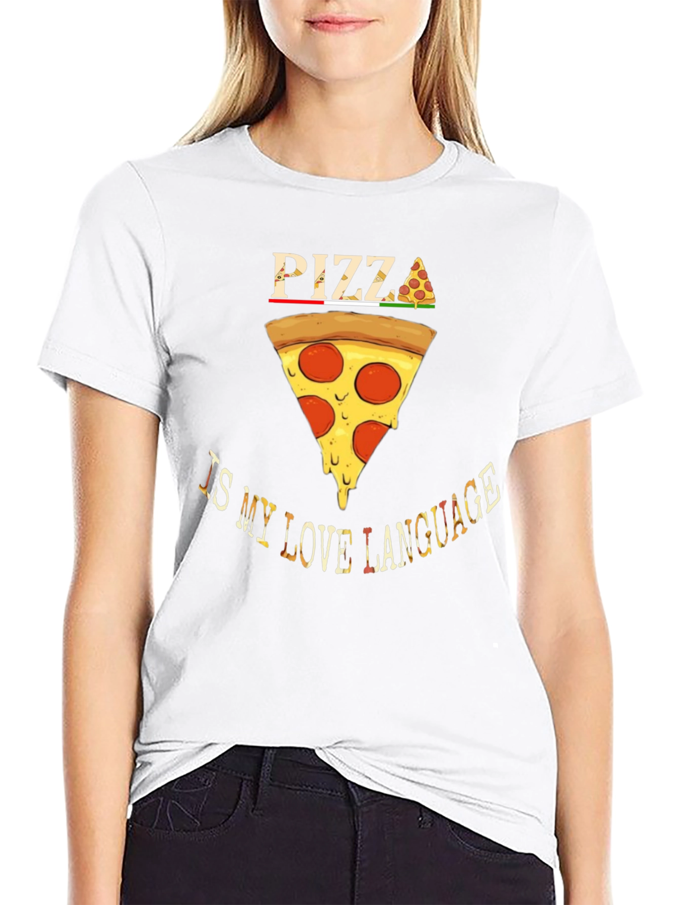 Pizza is My Love Language Graphic Tee
