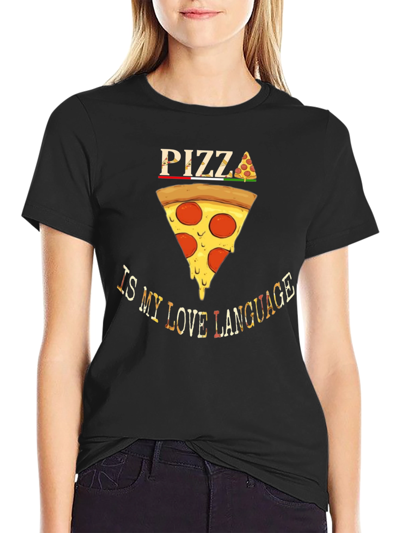 Pizza is My Love Language Graphic Tee