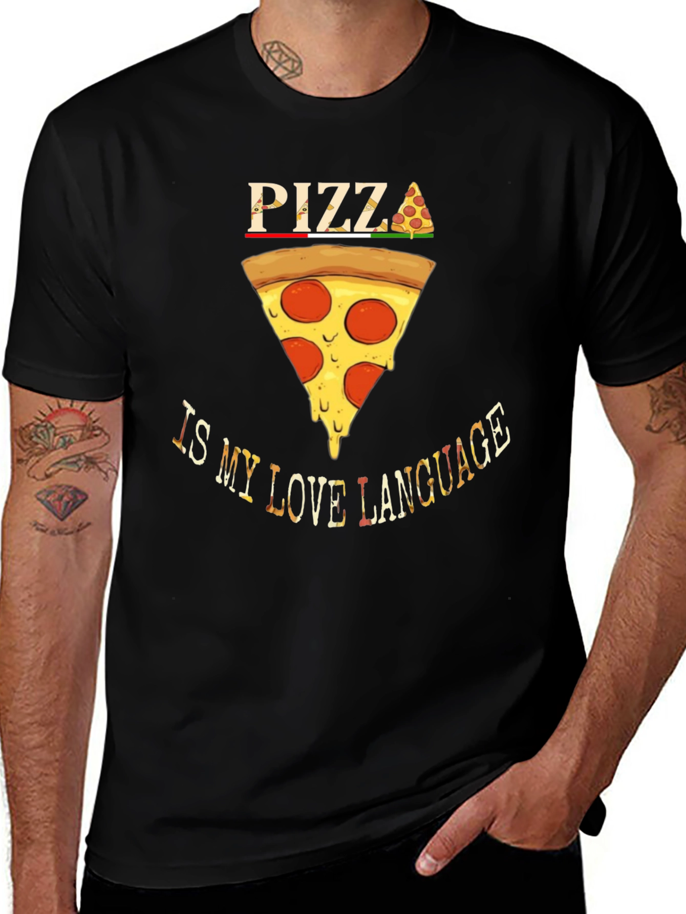 Pizza is My Love Language Graphic Tee
