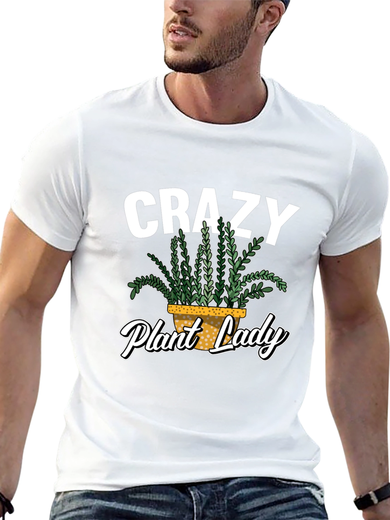 Crazy Plant Lady Graphic T-Shirt