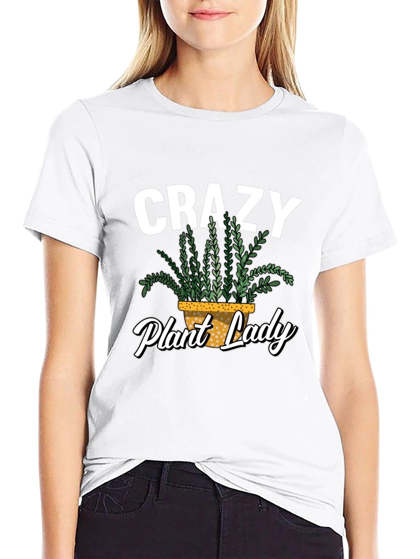 Crazy Plant Lady Graphic T-Shirt