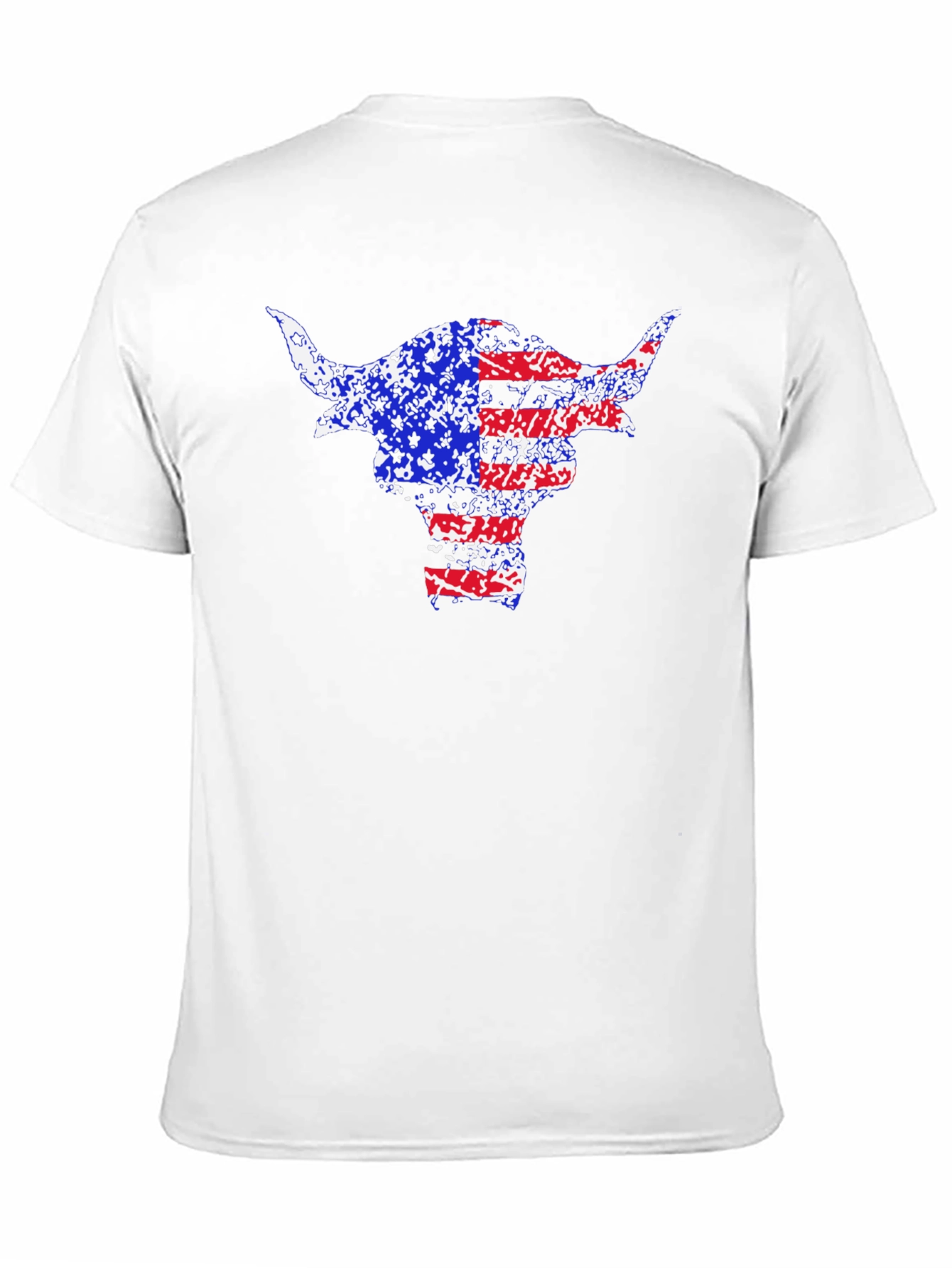 American Flag Bull Graphic Tee